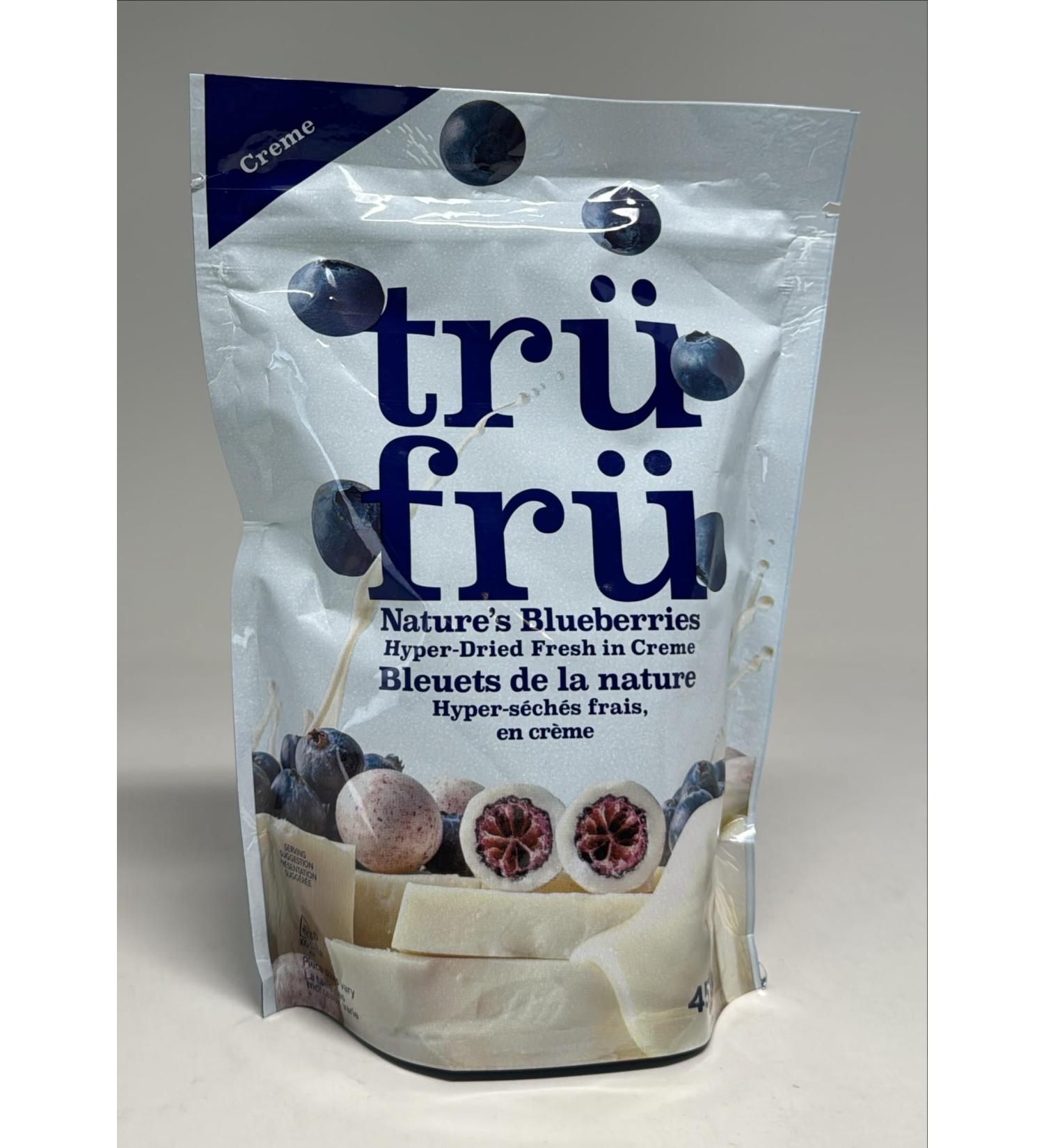 Tru Fru Nature's Blueberries Hyper Dried Fresh in Creme 0.5kg