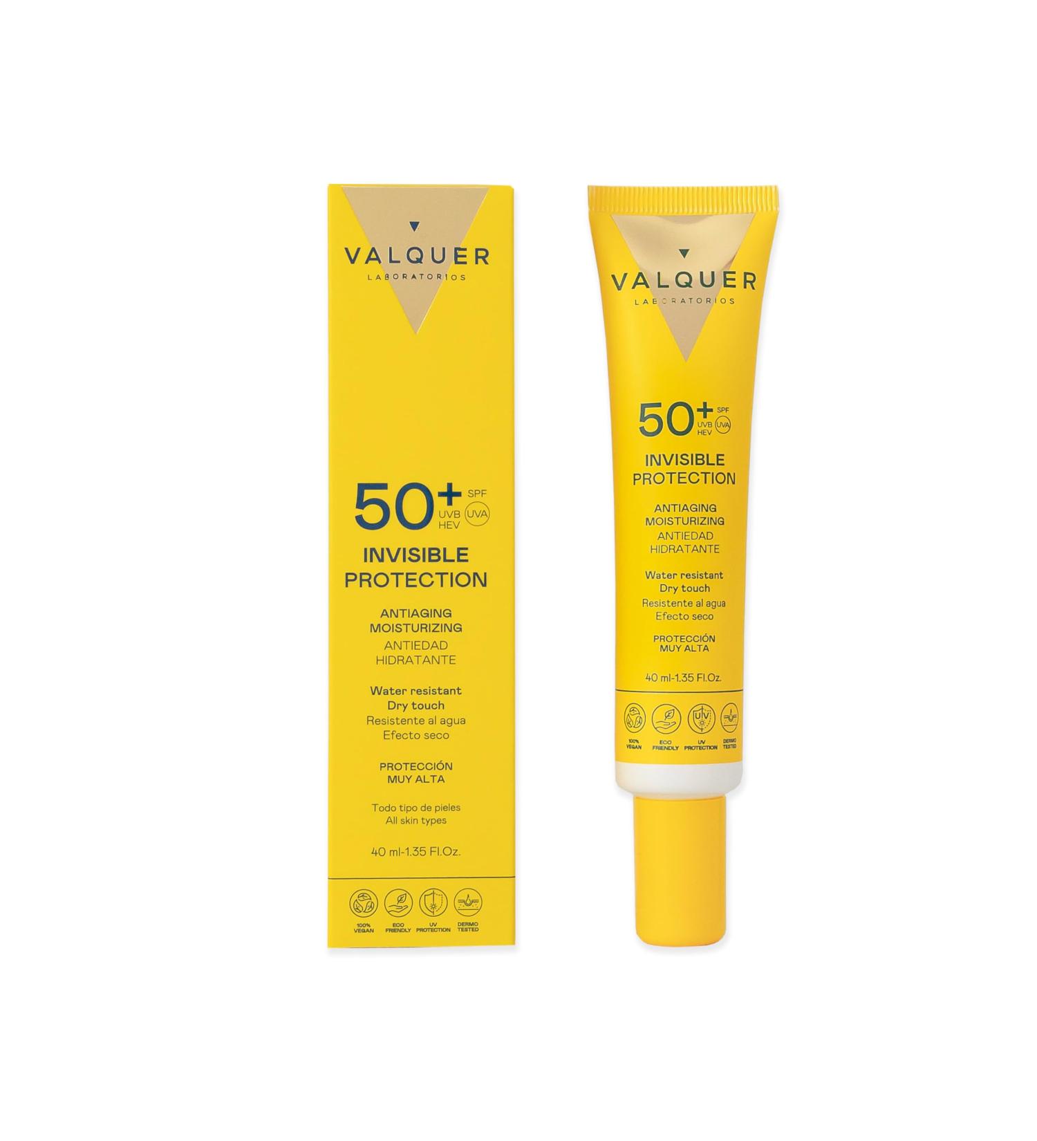 Valquer Laboratorios Invisible Protection Facial Serum SPF 50+ Anti-aging and Moisturizing - Buy Online on GoSupps.com