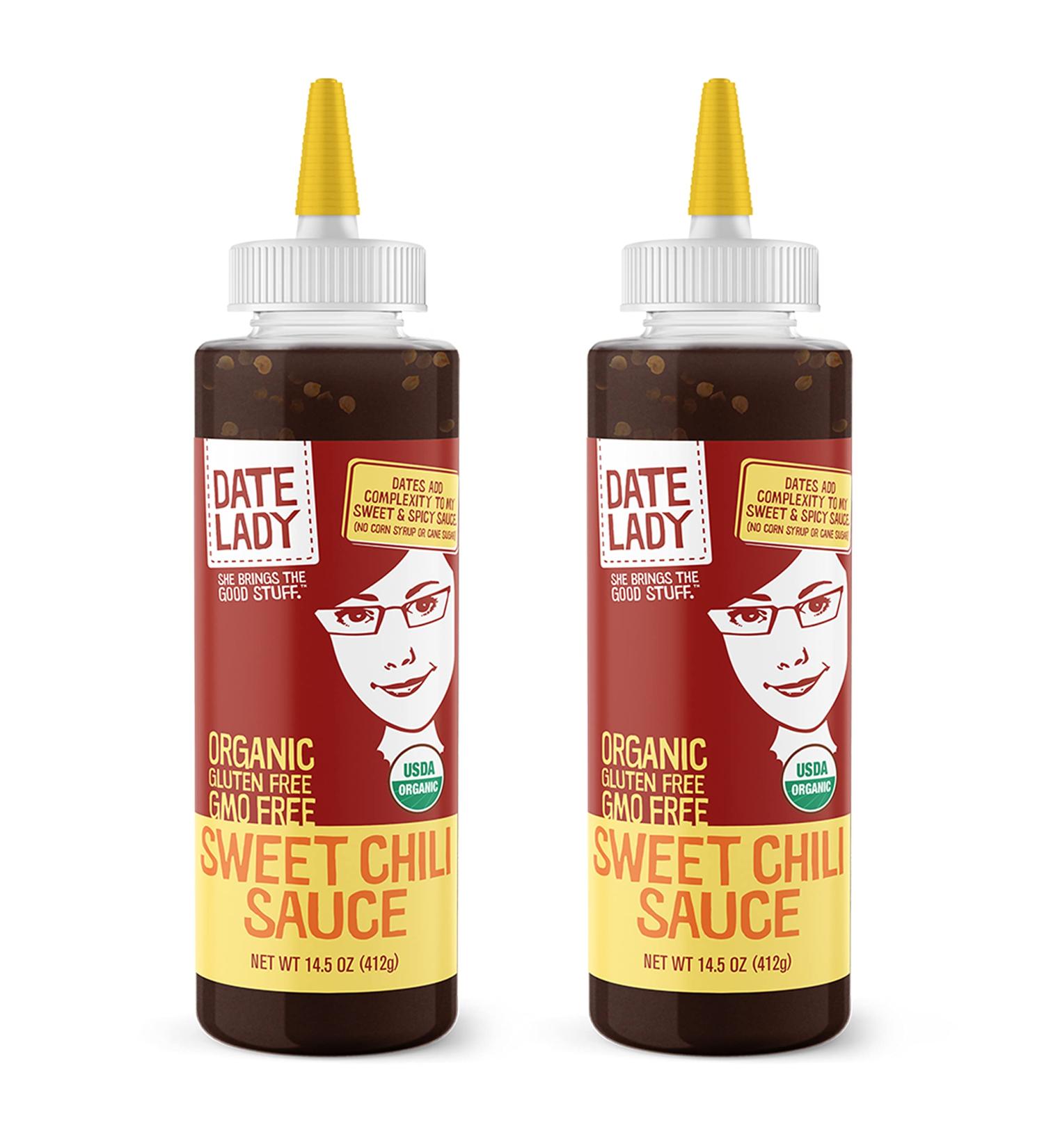 Date Lady Organic Sweet Chili Sauce - No Corn Syrup - No Added Flavors or MSG (2-Pack) - Buy Online on GoSupps.com