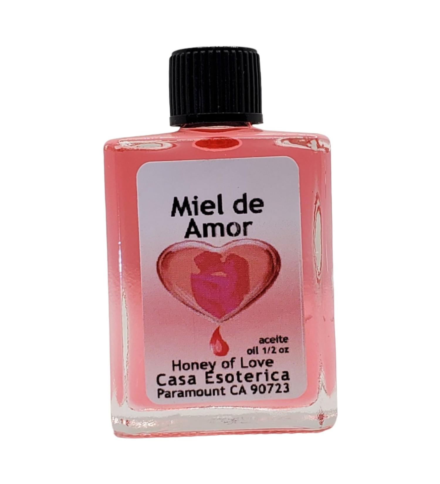 Honey of Love Oil (Miel de Amor Aceite) Spiritual Anointing Oil by CASA ESOTERICA MAGICK SPACE - Romance Spell - Attract & Sweeten Relationships with Love & Affection-0.5 FL OZ (1 Pack) - Buy Online on GoSupps.com