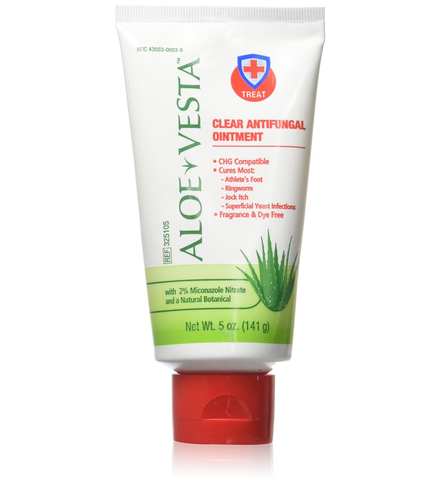 Aloe Vesta Clear Antifungal Ointment 5 oz Tube - Fast Relief for Fungal Infections - Buy Online on GoSupps.com