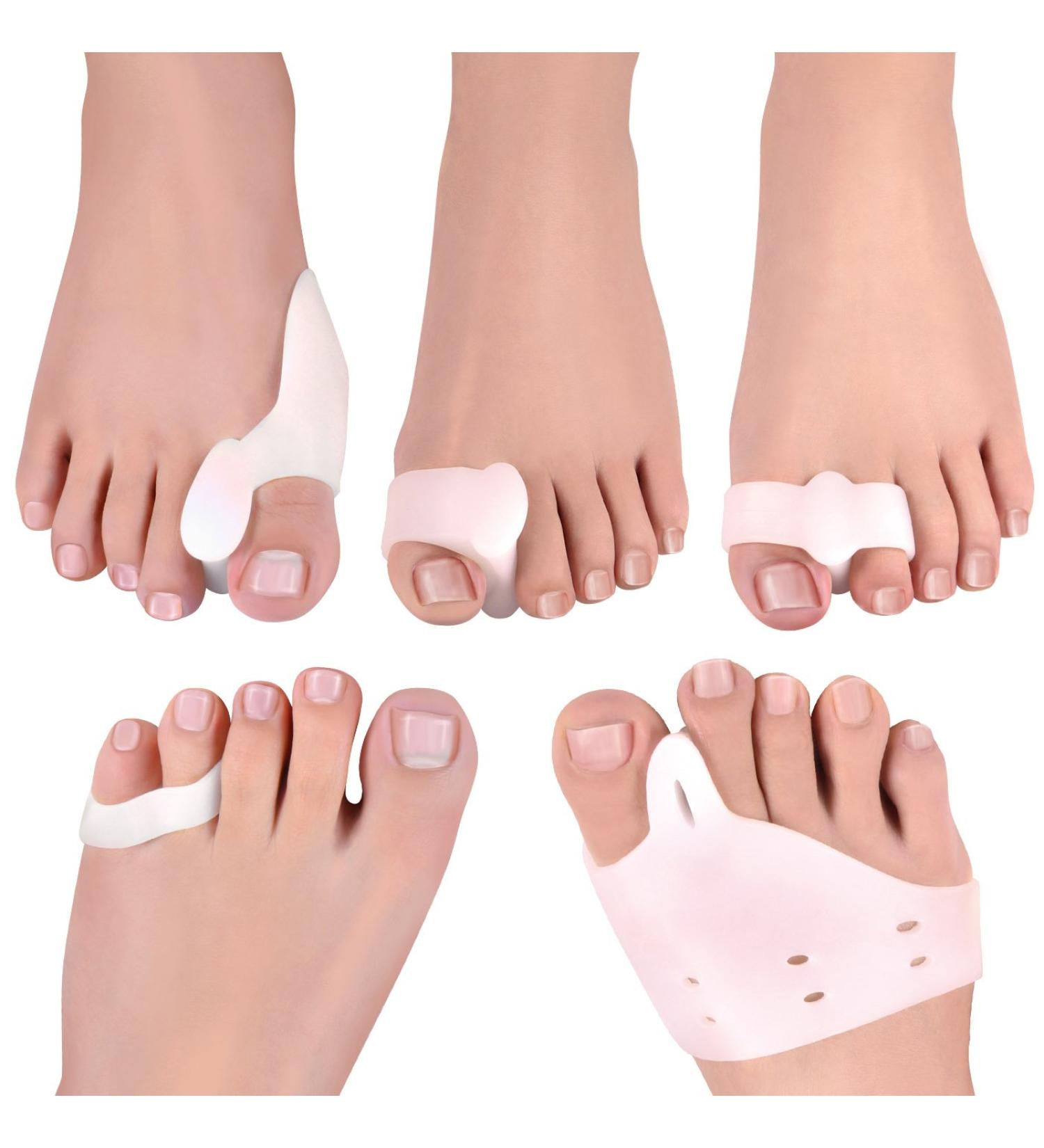 Magichome Toe Spreader - Hallux Valgus Correction Hammer Toe Splint & Bunion Relief | Comfortable White Design for All-Day Comfort - Buy Online on GoSupps.com