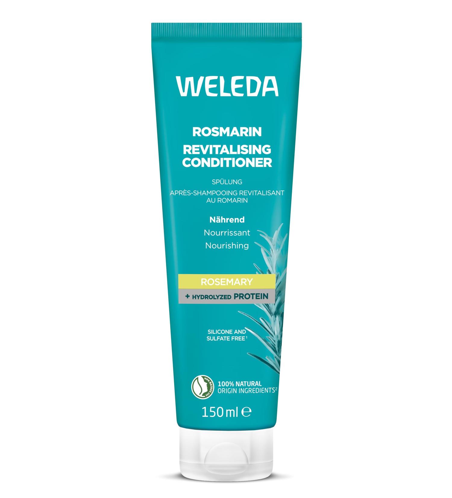 WELEDA - Rosemary Revitalizing Conditioner - Nourishing - Nourishes without weighing down - Natrue - 150 ml - Buy Online on GoSupps.com