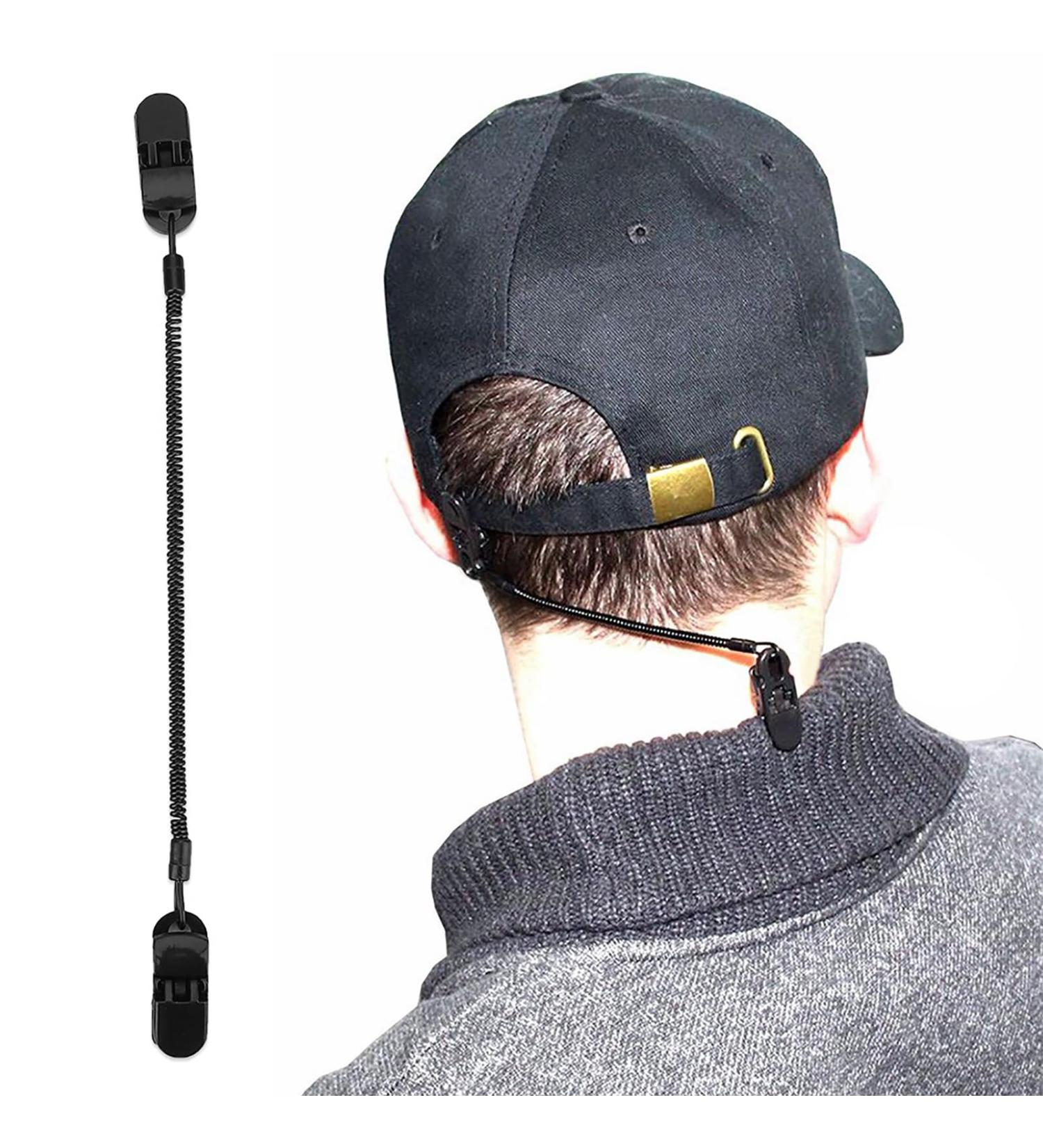 3Pcs Cap Retainers - Hat Clip & Clothing Holder Spiral Cord Accessories for Secure Storage - Buy Online on GoSupps.com
