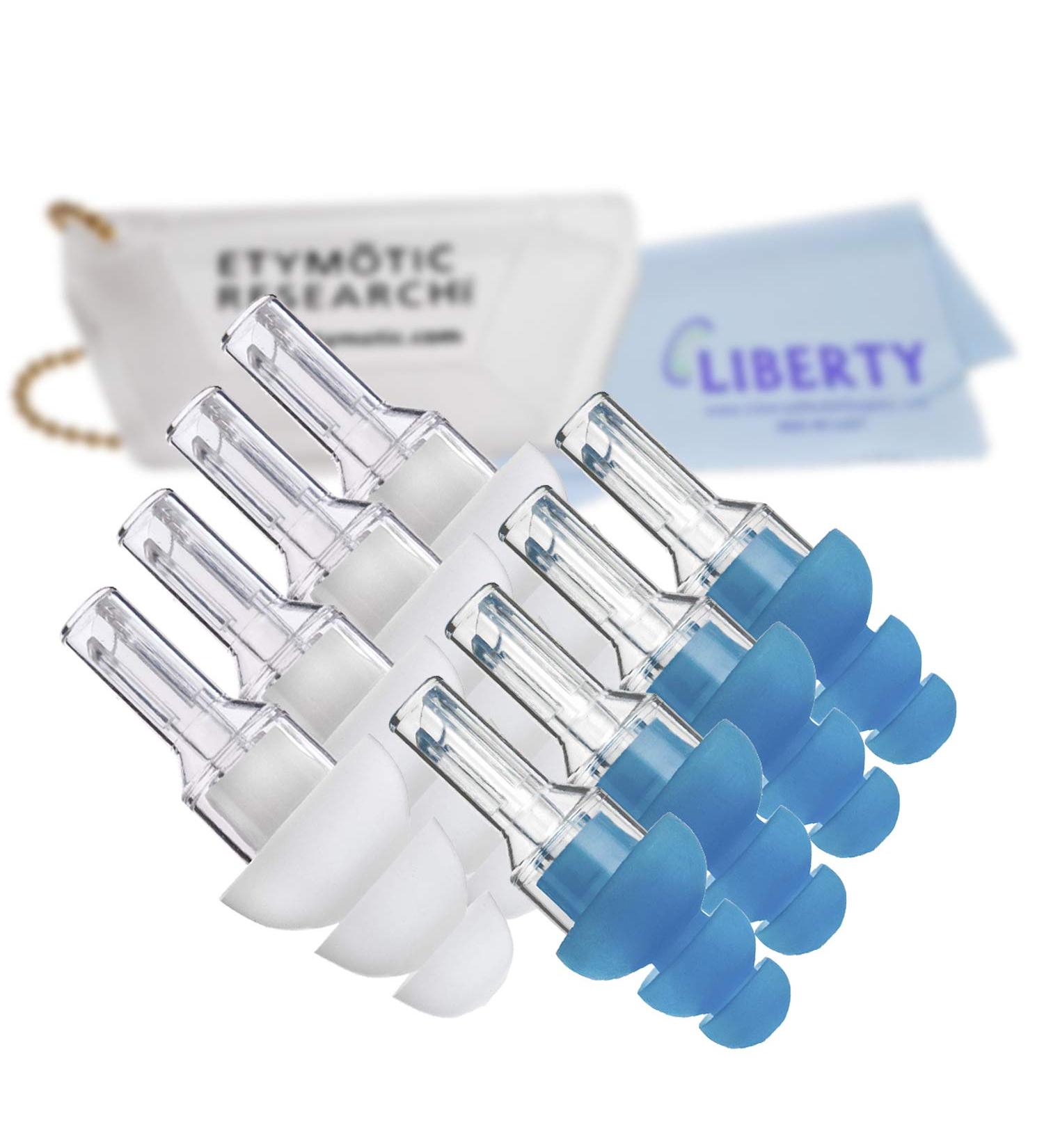 Etymotic Research ER20 Ear Plugs Bundle - 4 Pairs (Standard & Large Fit) - High Fidelity Noise Reduction - Carrying Case and Liberty Cloth - Buy Online on GoSupps.com