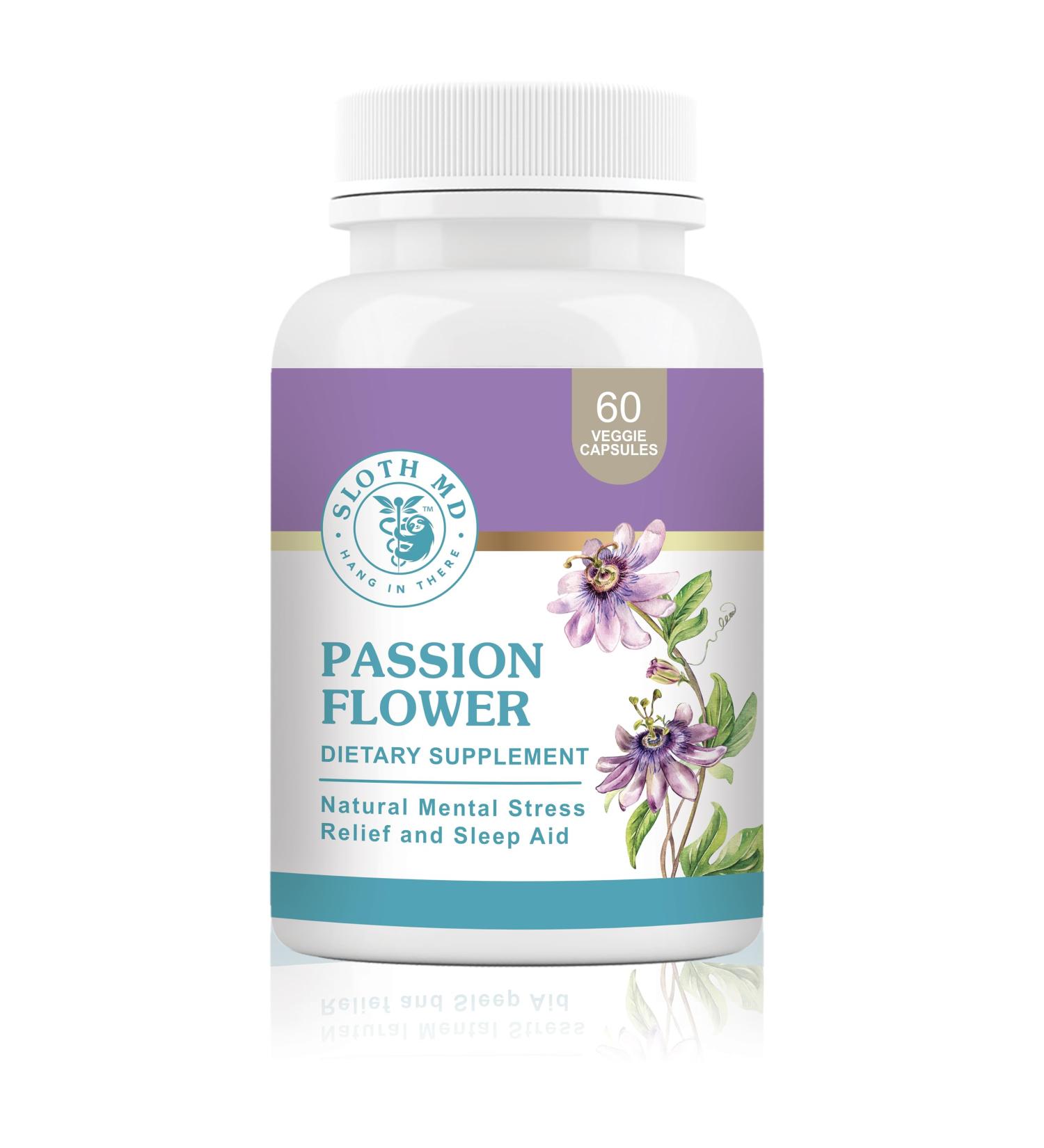 Passion Flower - Natural Stress Relief & Sleep Aid - Buy Online on GoSupps.com