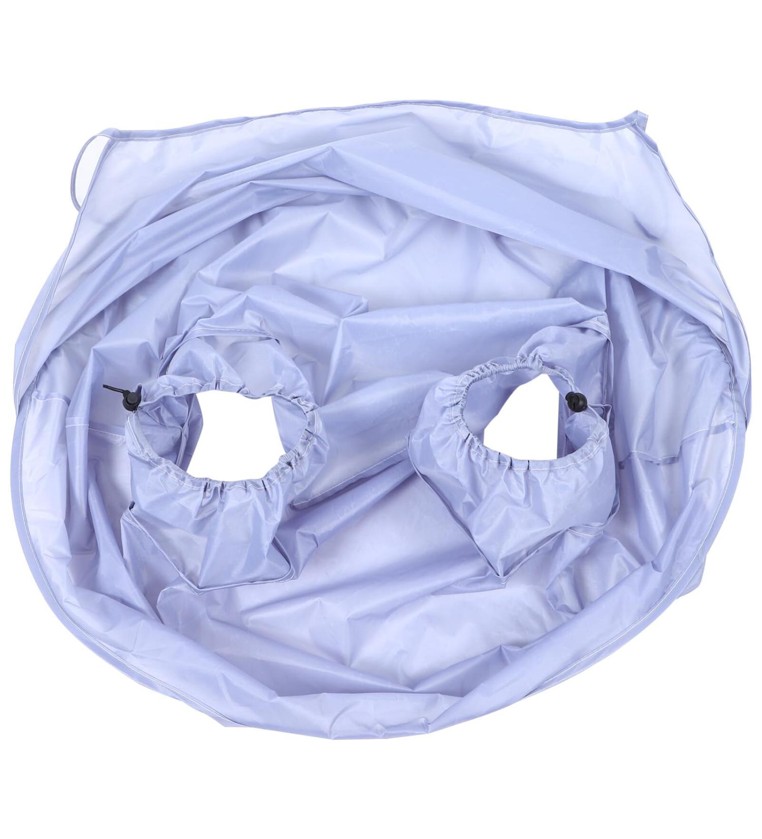 FOMIYES Leg Shaving Cape | Adjustable & Foldable Hair Catcher Bib for Men & Women - No Mess Shaving Solution - Buy Online on GoSupps.com