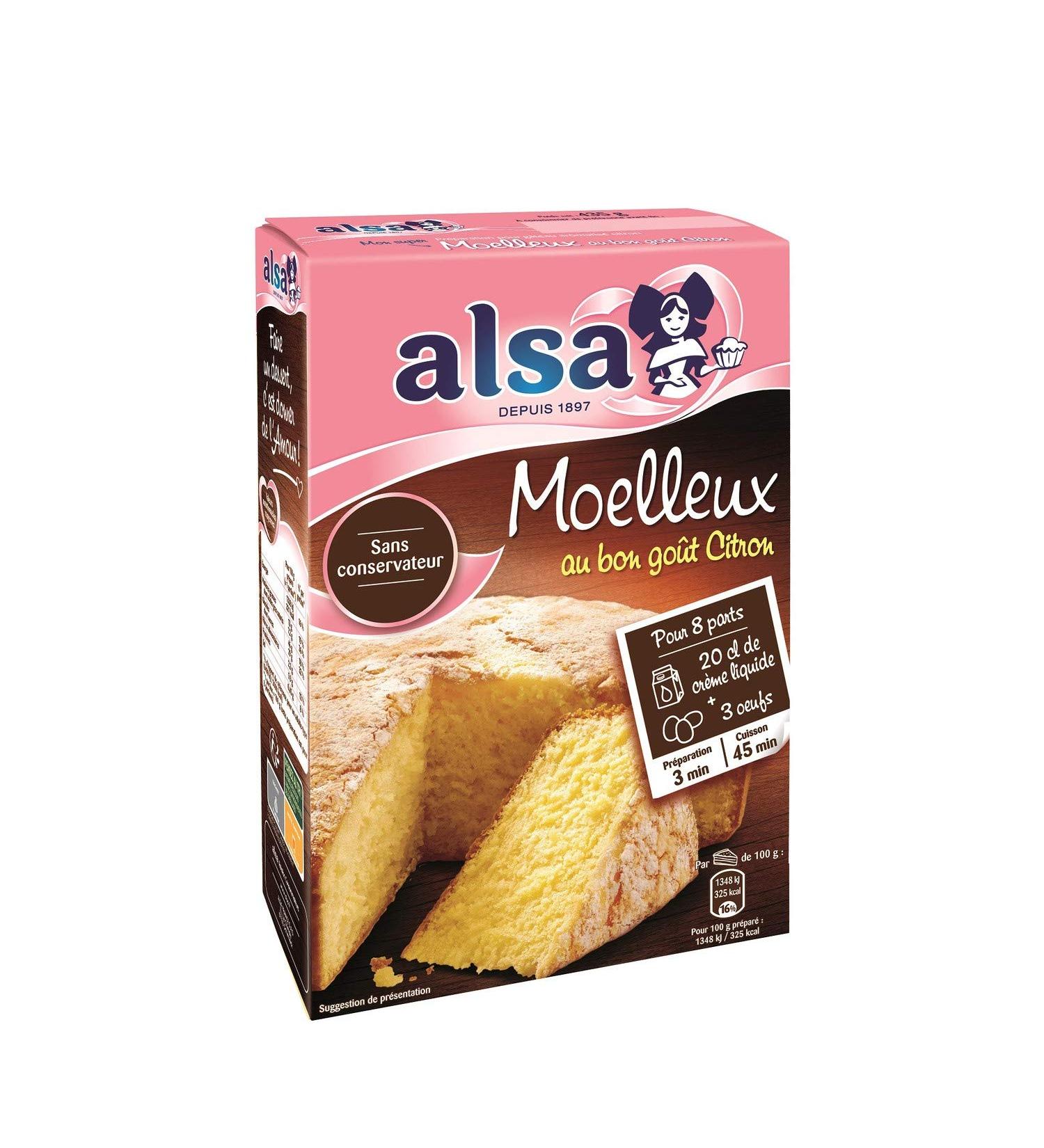 Moelleux au bon go t citron - Alsa - 435g