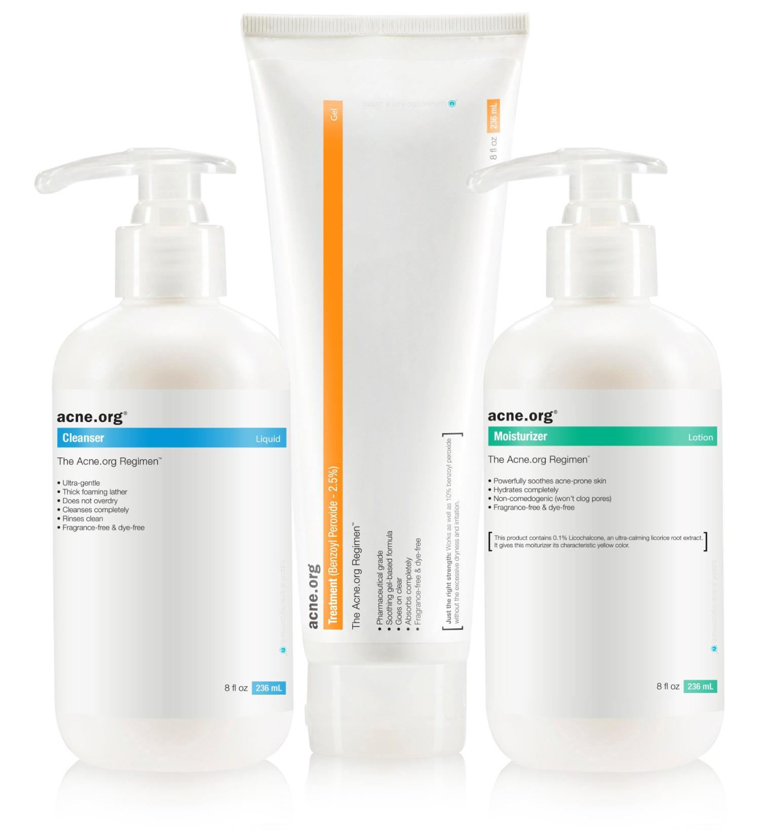Acne.org Regimen: Complete Acne Treatment Kit - Buy Online on GoSupps.com