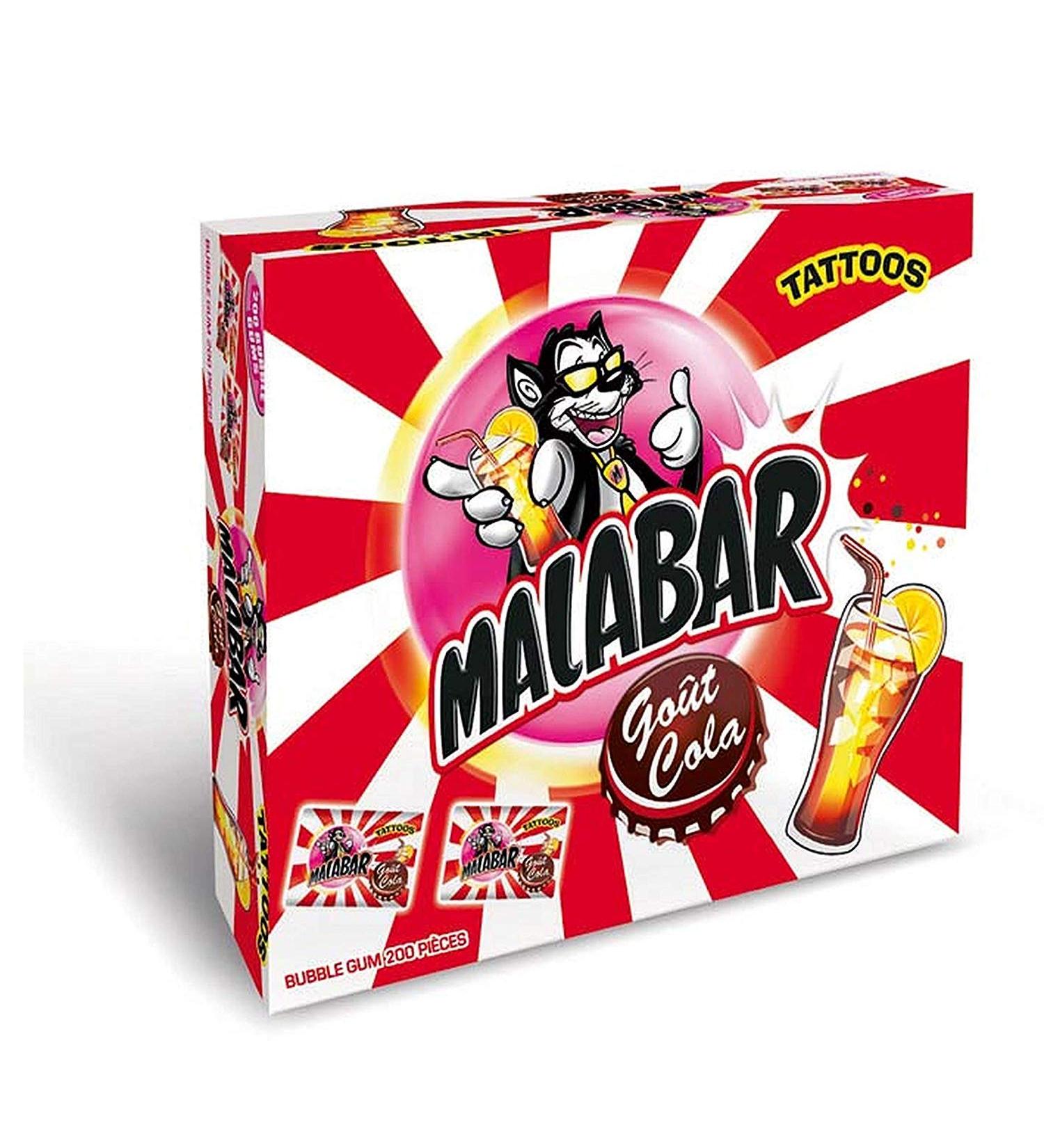 Malabar Bonbons Cola Boite de 200 Pi ces
