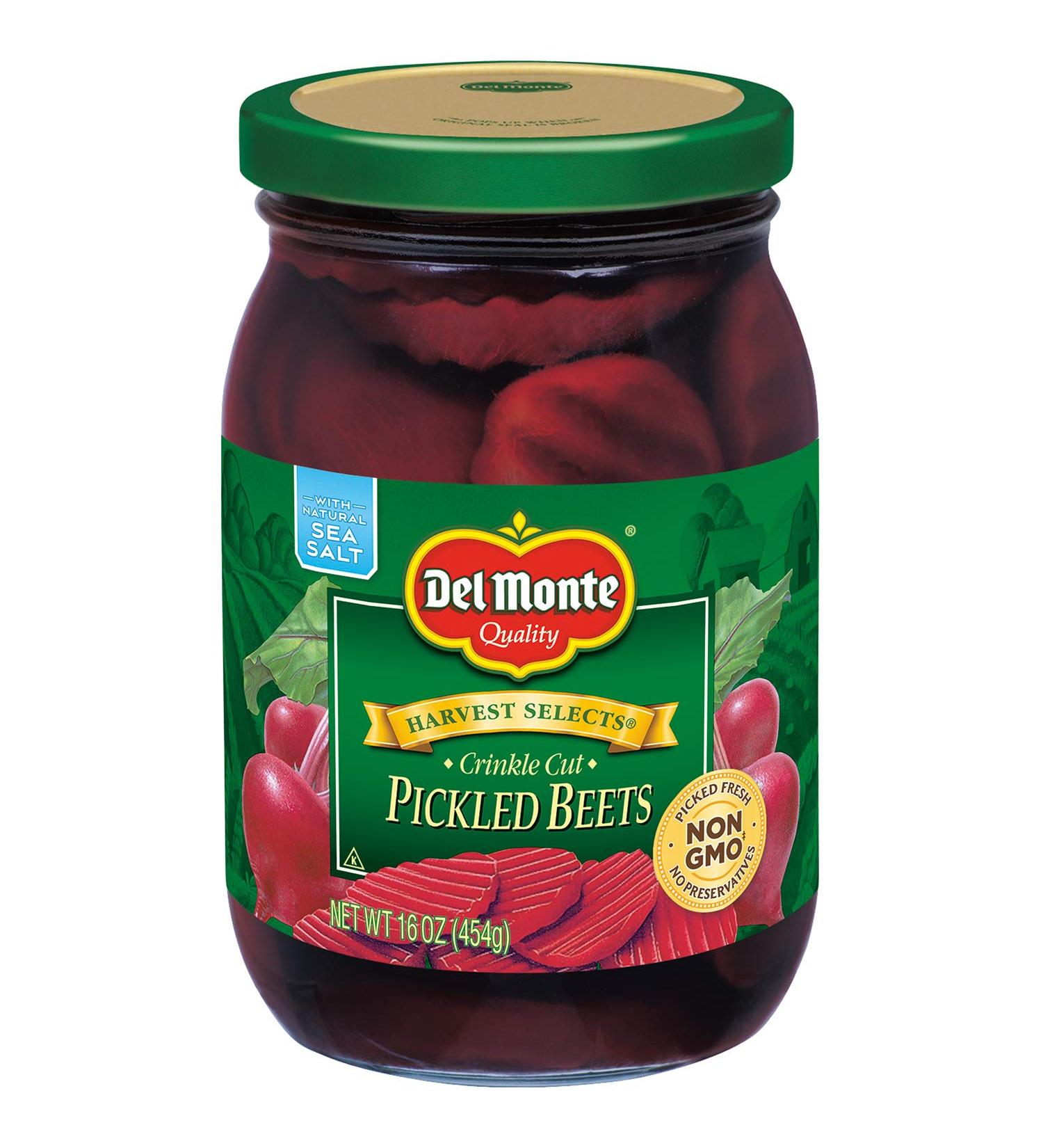 Del Monte Harvest Selects Crinkle Cut Pickled Beets - 16 oz. Jar - Buy Online on GoSupps.com