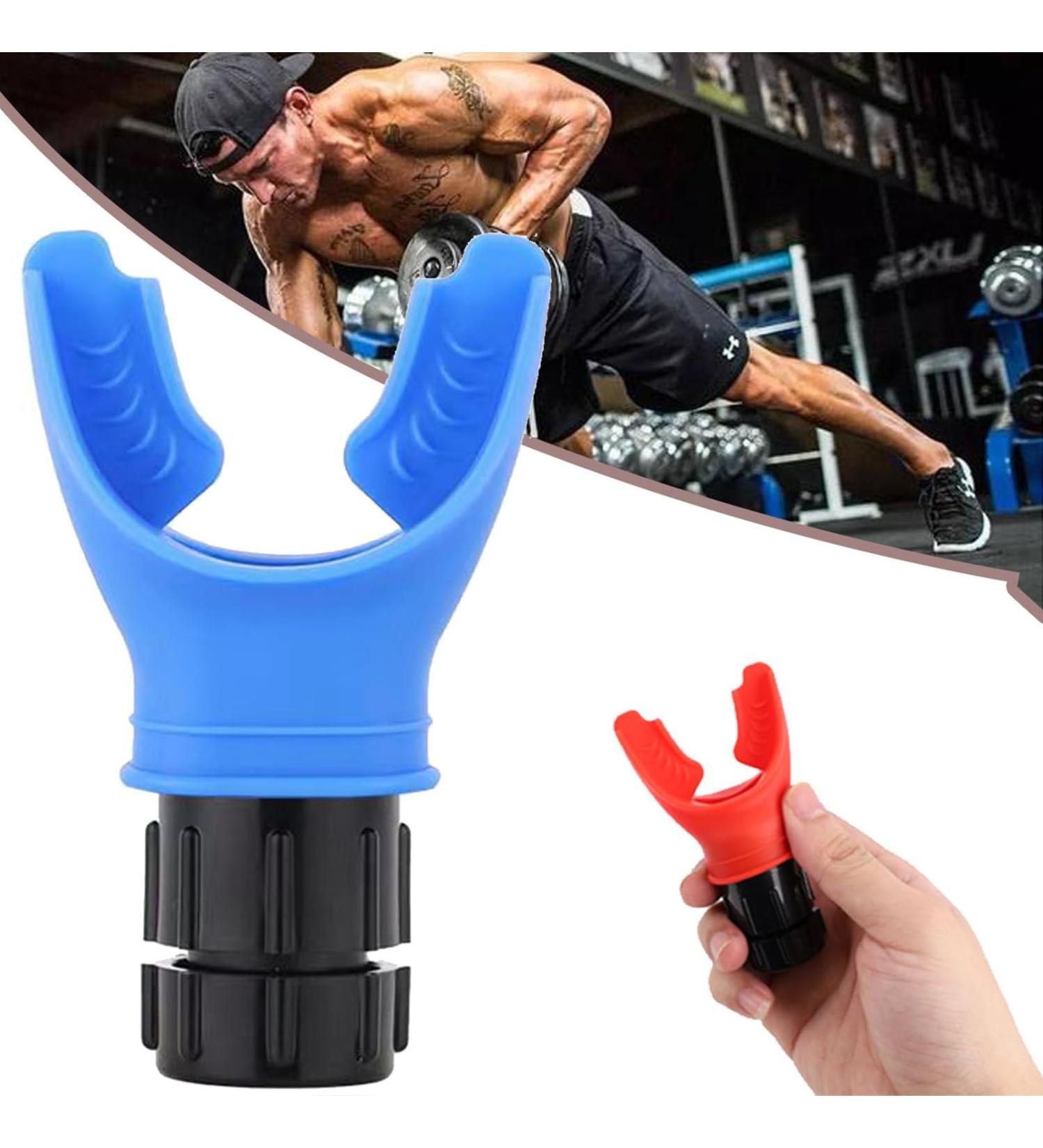 Kzancn Hexeasy Breath Booster HexEasy Hex Easy Breath Booster Lung Trainer Portable Breathing Trainer for Men and Women To Improve Your Stamina & Endurance Adjustable Resistance (Blue) - Buy Online on GoSupps.com