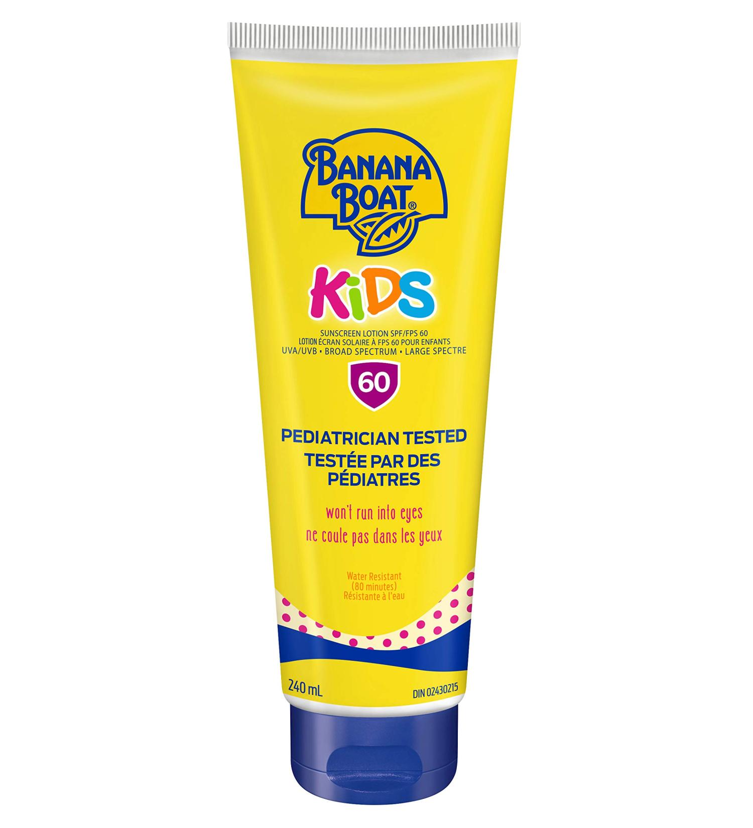 Banana Boat Kids Tear Free SPF 60 Sunscreen Lotion 8 oz - Sun Protection for Children - Buy Online on GoSupps.com