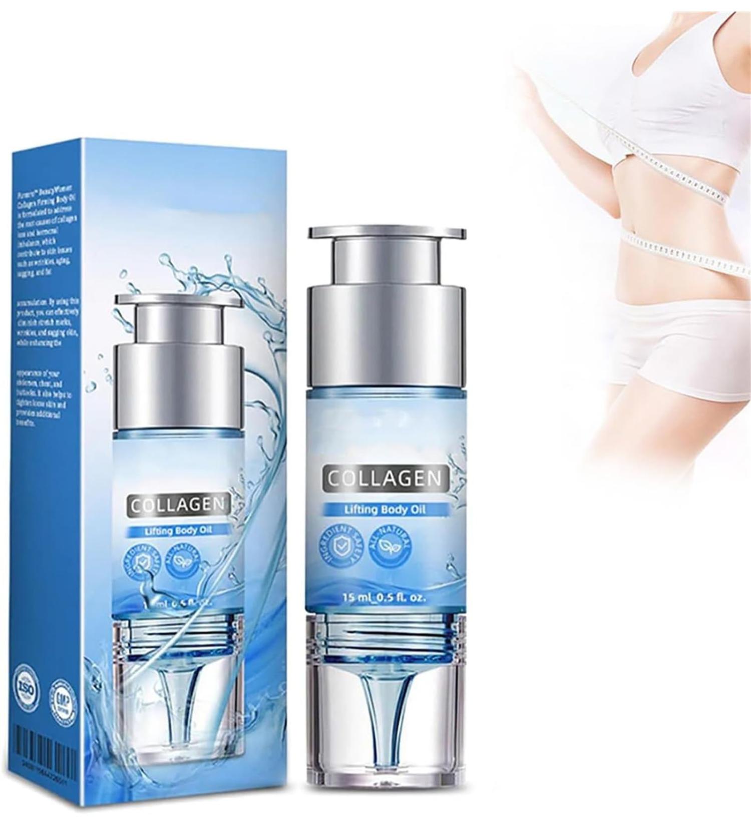 IFFANY Collagen Lifting Body Oil Beauty Lady Collagen Lifting Body Oil Anti-Aging Collagen Serum Oil Body Treatment Oil Reduces Fine Lines and Wrinkles - Buy Online on GoSupps.com