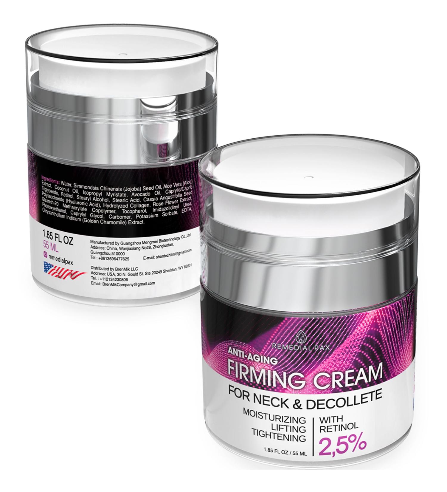 REMEDIAL PAX Youthful Glow Neck Cream - Anti-Aging Formula for Radiant Skin | International Shipping Available - Buy Online on GoSupps.com