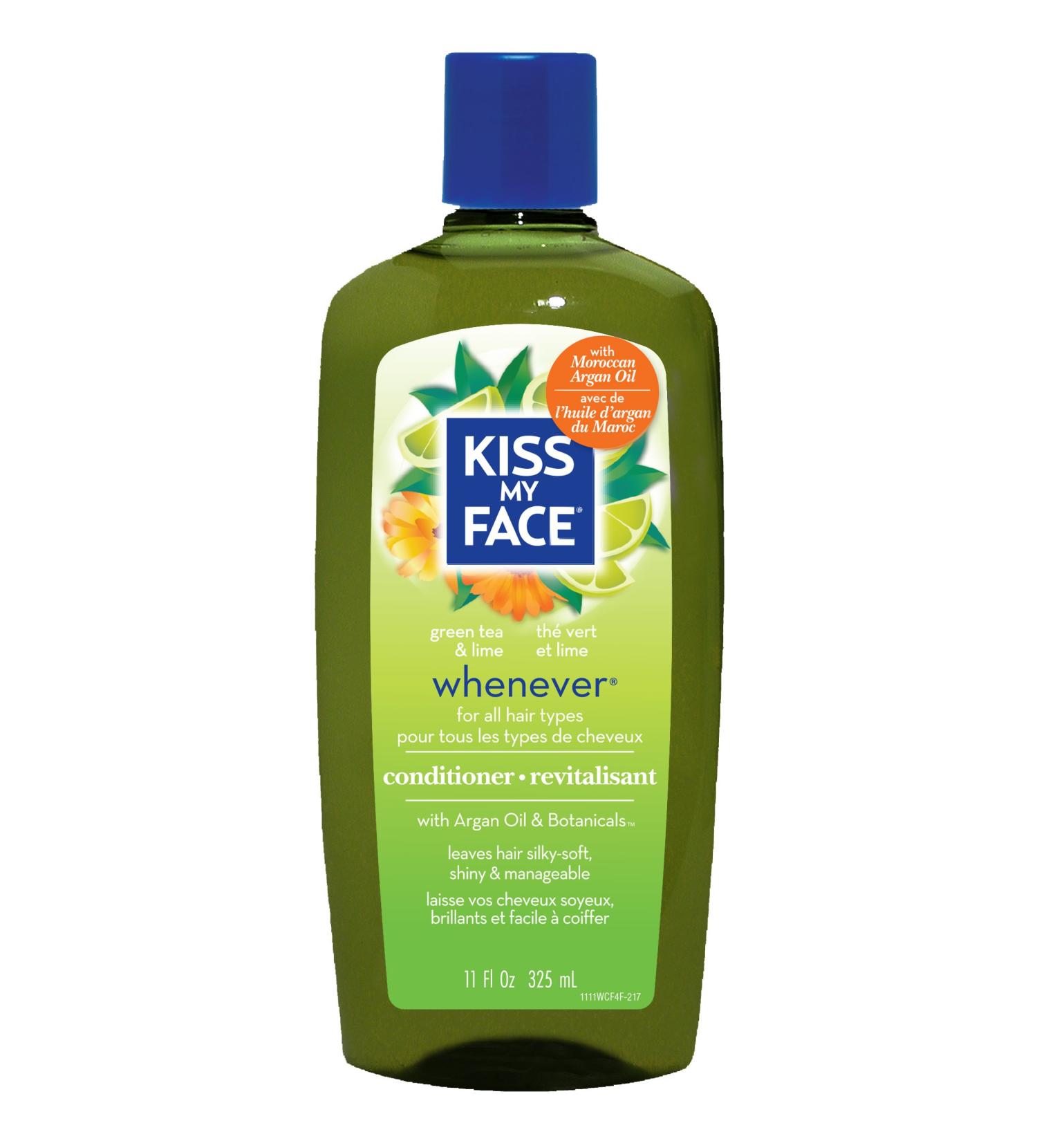 Kiss My Face Whenever Conditioner - Green Tea & Lime 11 oz | Moisturizing Hair Care for All Hair Types | International Shipping Available - Buy Online on GoSupps.com