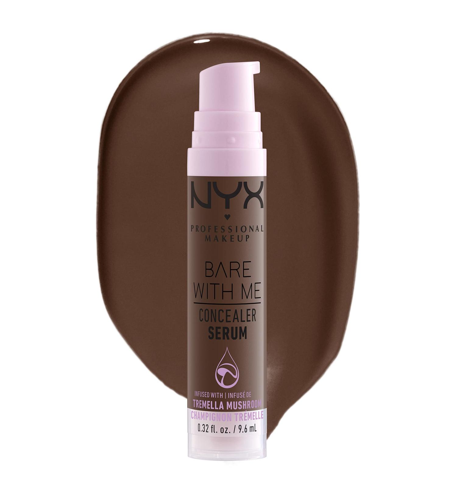 NYX Professional Makeup Covering Serum | Natural Finish Medium Opacity Concealer (Deep 9.6 ml) - International Shipping Available - Buy Online on GoSupps.com