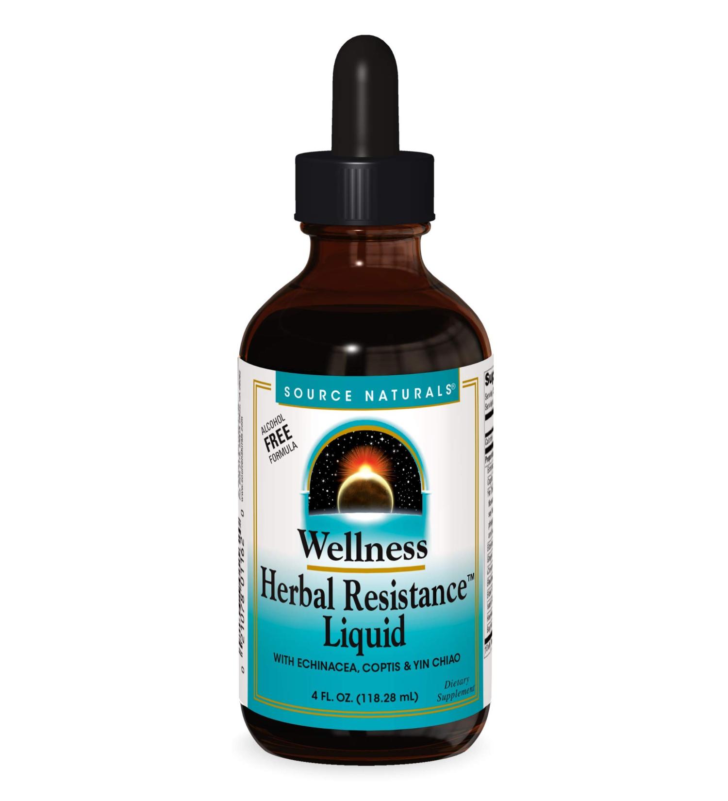 Source Naturals Herbal Resistance with Echinacea & Coptis - Alcohol-Free 4 fl oz - Buy Online on GoSupps.com