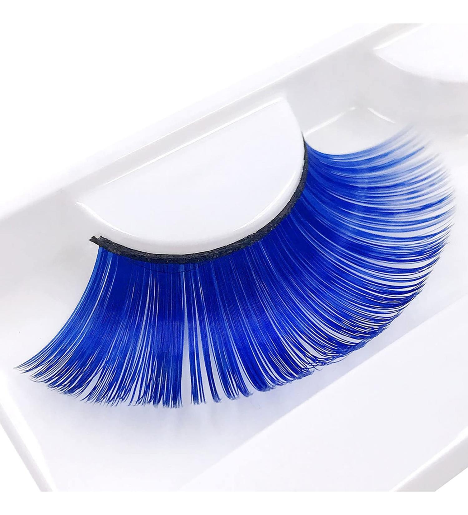 Eyelashes Artificial Lashes 3D Colour Eyelashes Stage Makeup Eyelashes Natural Dense Eyelash Colour Exaggerated Christmas 3D Colour Self-Adhesive Eyelashes (K One Size) one size K - Buy Online on GoSupps.com