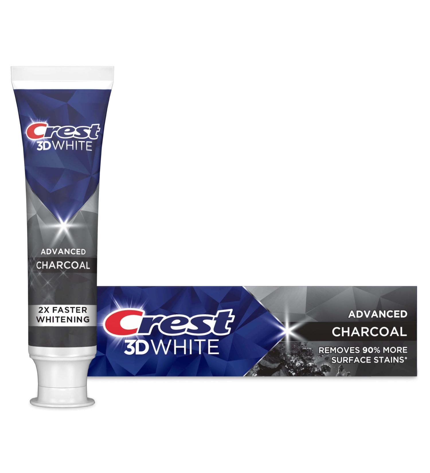 Crest Oral Care Advanced Anticavity Charcoal Toothpaste 3.3 Ounce