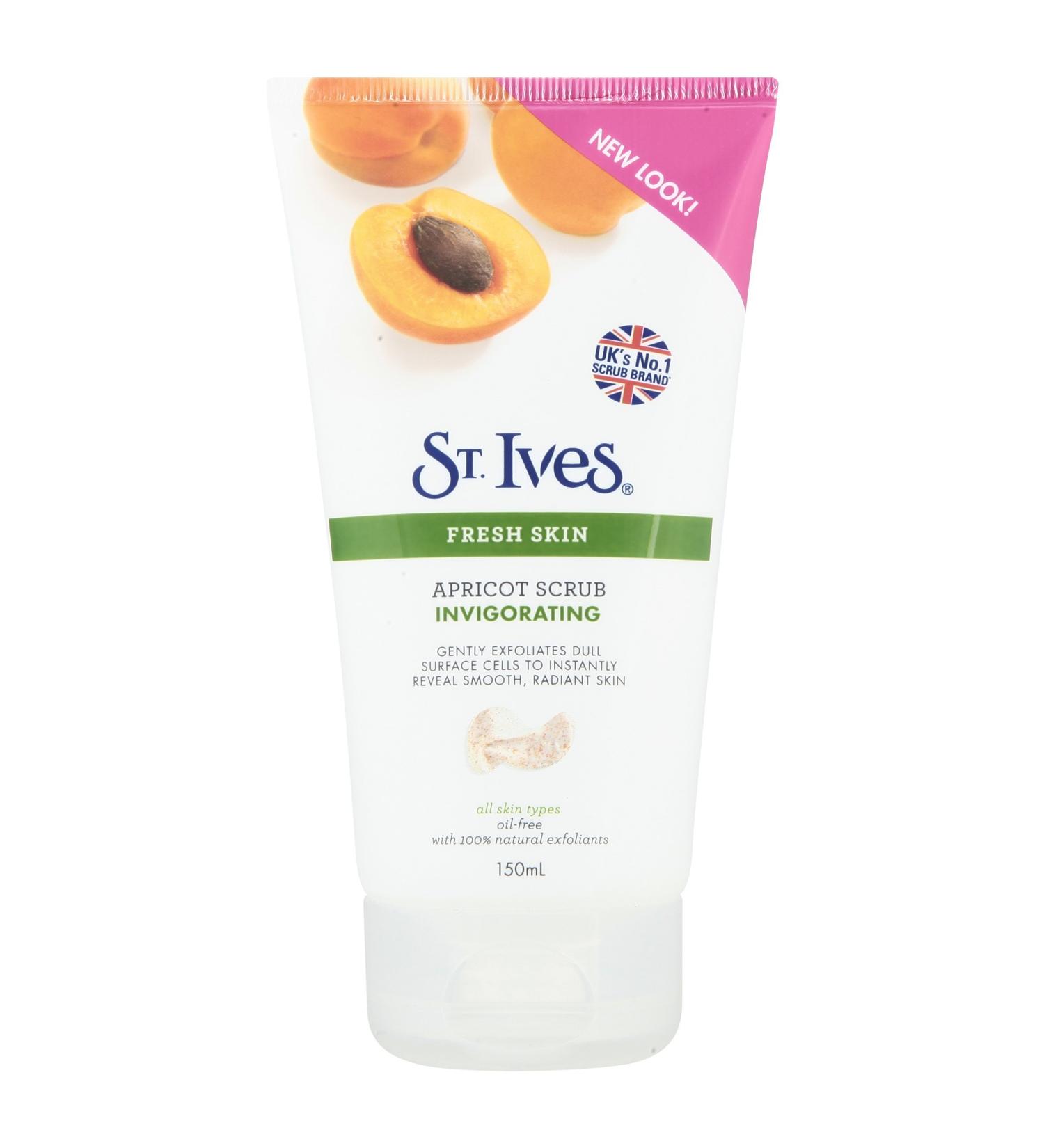 St. Ives Apricot Facial Scrub 150ml - Exfoliating and Refreshing Formula - Buy Online on GoSupps.com
