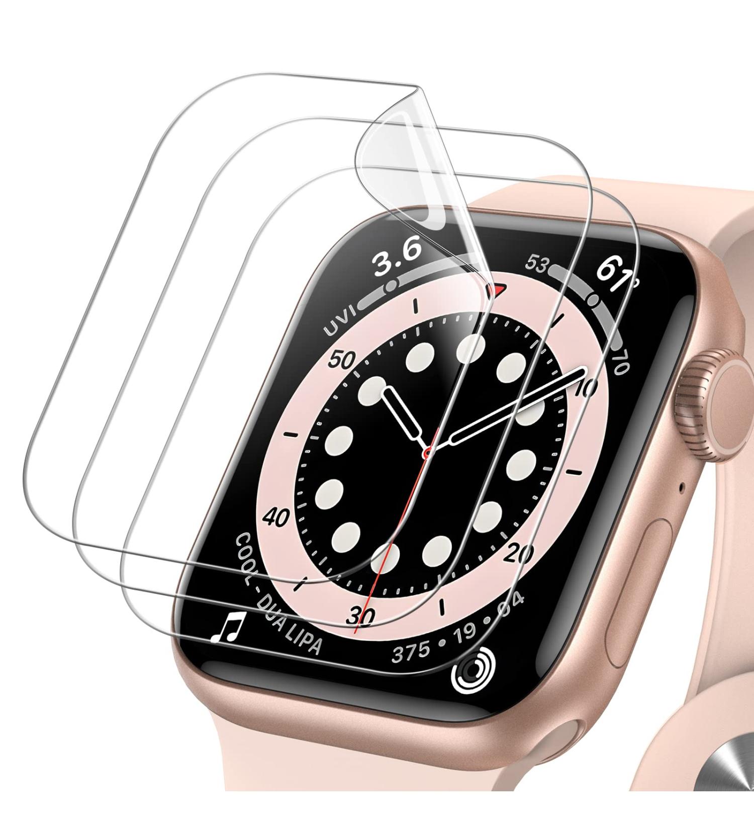 JETech Apple Watch SE/Series 6/5/4 Screen Protector 40mm - TPU HD Clear Film 3-Pack - Buy Online on GoSupps.com