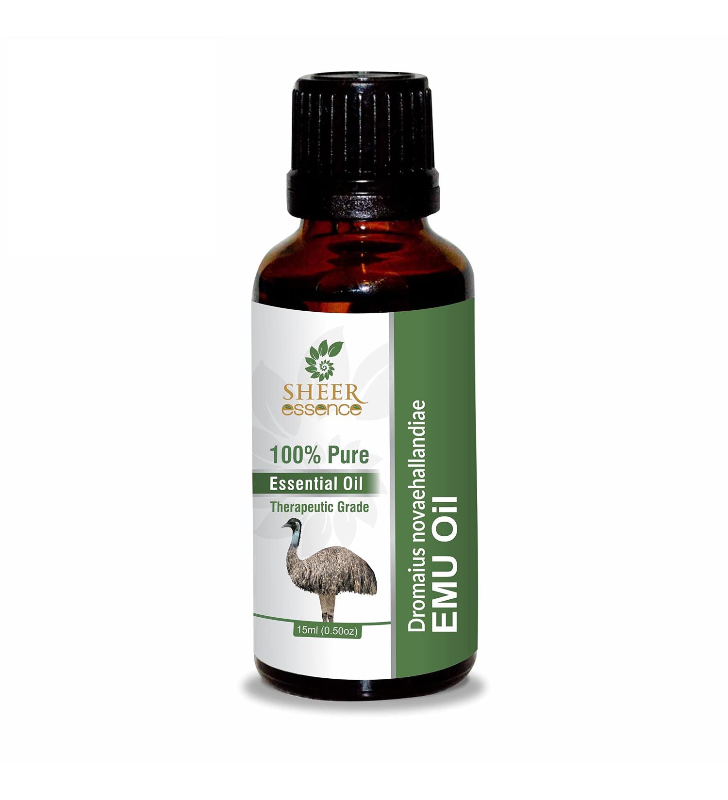 Emu Oil -(Dromaius Novaehallandiae)- 100% Pure Natural Undiluted Uncut Therapeutic Grade Oil 16.90 Fl.OZ