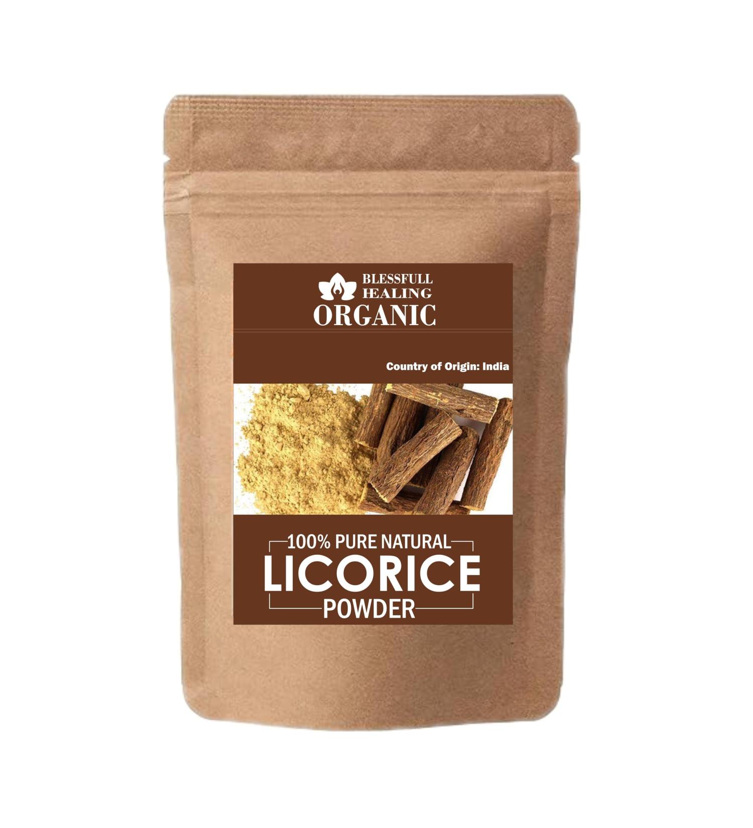 Luxury 100% Pure Natural Licorice Powder | 100 Gram / 3.52 oz 1 Count (Pack of 1) - Buy Online on GoSupps.com