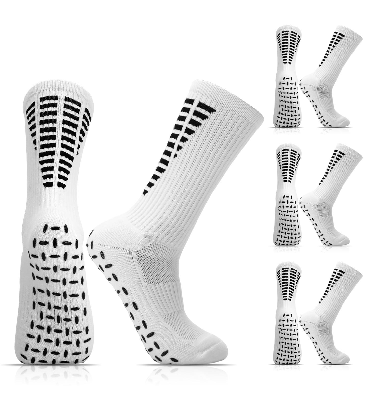 Buy Utensilsto Anti-Slip Grip Socks for Men & Women | Football & Sports Socks (Size 38-46) - Buy Online on GoSupps.com