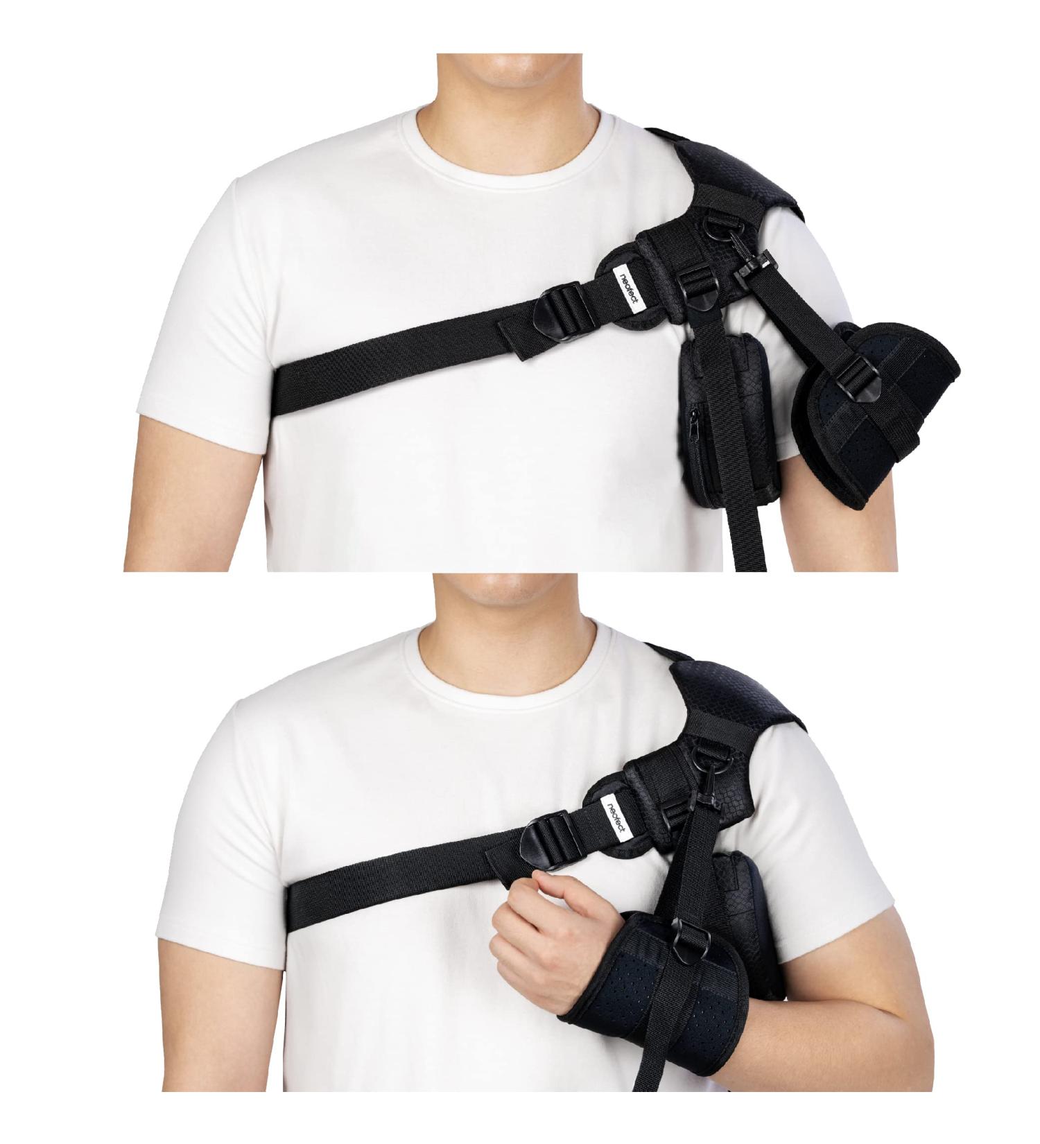 NEOFECT Shoulder Brace - Left Shoulder Support Sling for Stroke Recovery - Buy Online on GoSupps.com