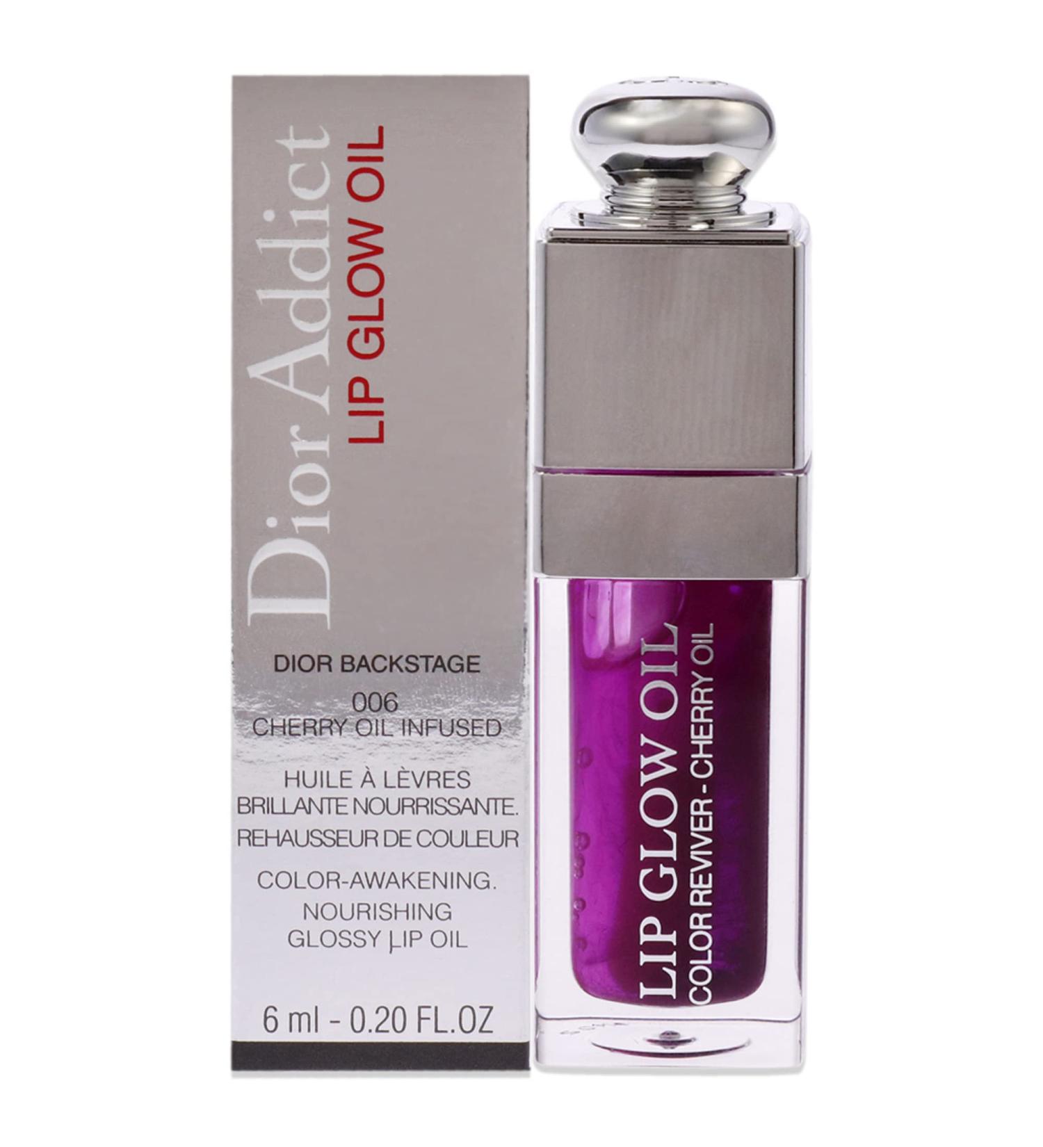 Christian Dior Dior Addict Lip Glow Oil - 006 Berry Women Lip Oil 0.2 oz - Moisturizing Lip Treatment - Buy Online on GoSupps.com