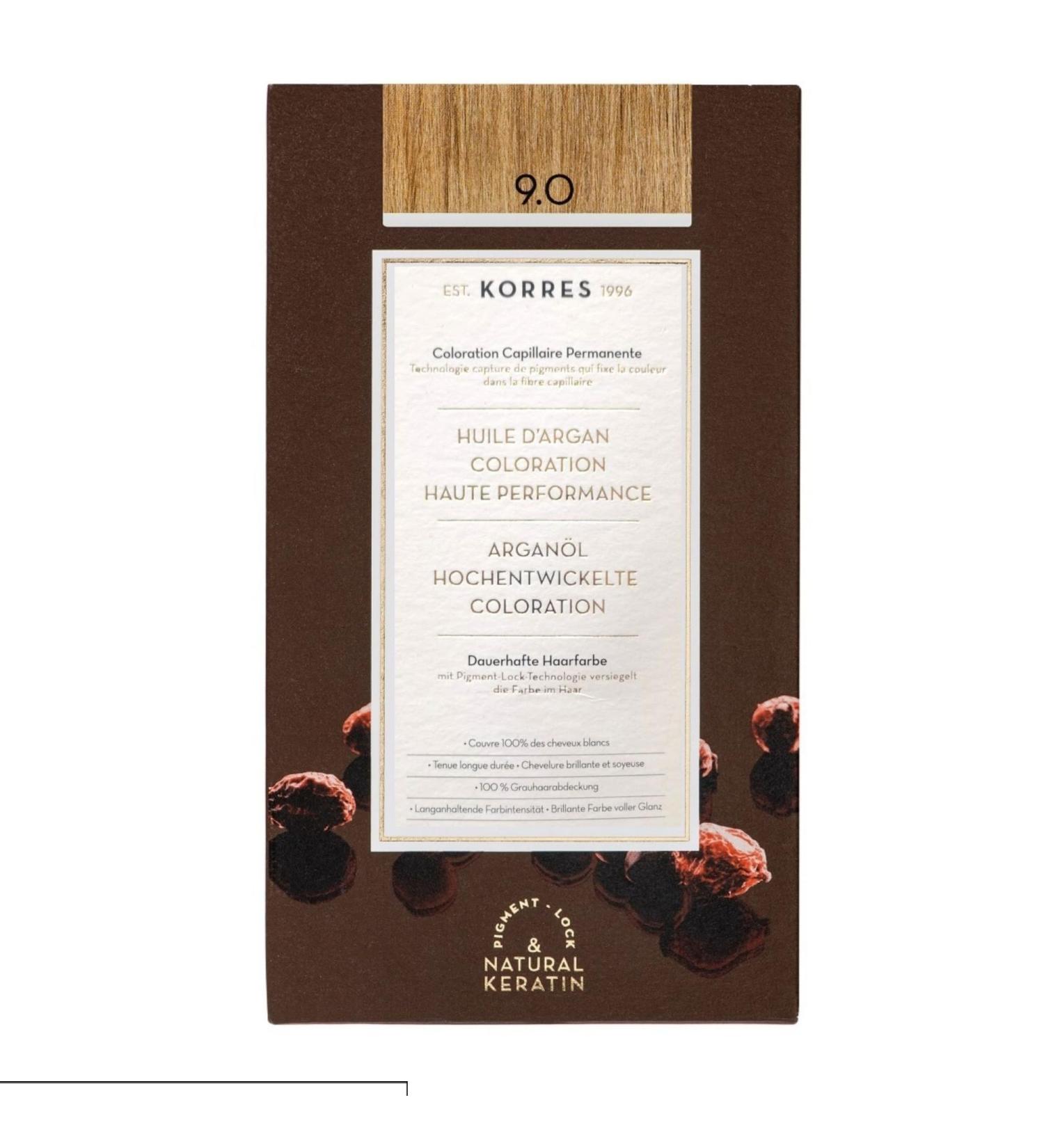 Buy Correx Argan Oil Ammonia-Free Hair Color - Hellblond 9.0 | 100% Gray Coverage & Vegan | Long-Lasting Results International Shipping - Buy Online on GoSupps.com