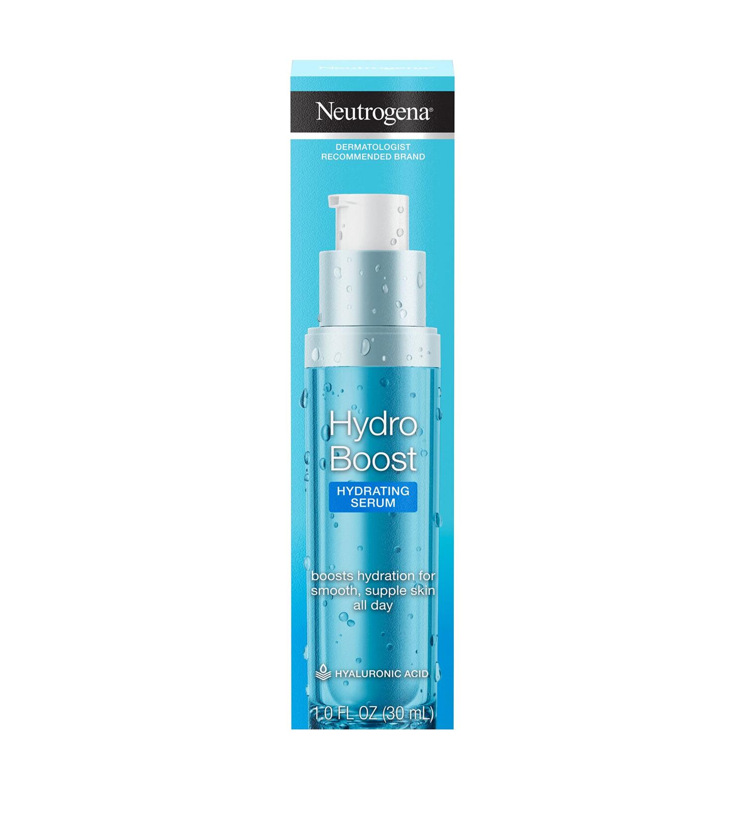 Neutrogena Hydro Boost Hyaluronic Acid Face Serum 1 Oz - Hydrating Serum for Dry Skin - Oil-Free & Non-Comedogenic - Buy Online on GoSupps.com