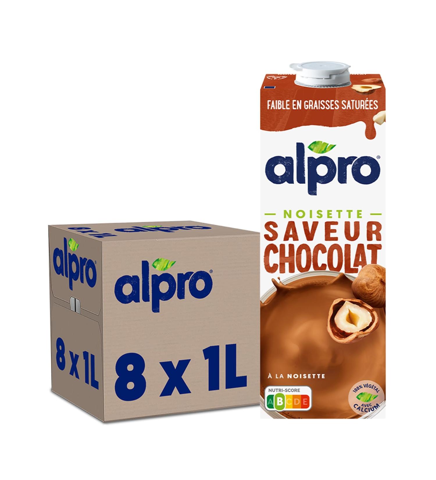 Alpro - Vegetable Drink - Chocolate Hazelnut - 1L - Pack of 8 x 1L - Buy Online on GoSupps.com