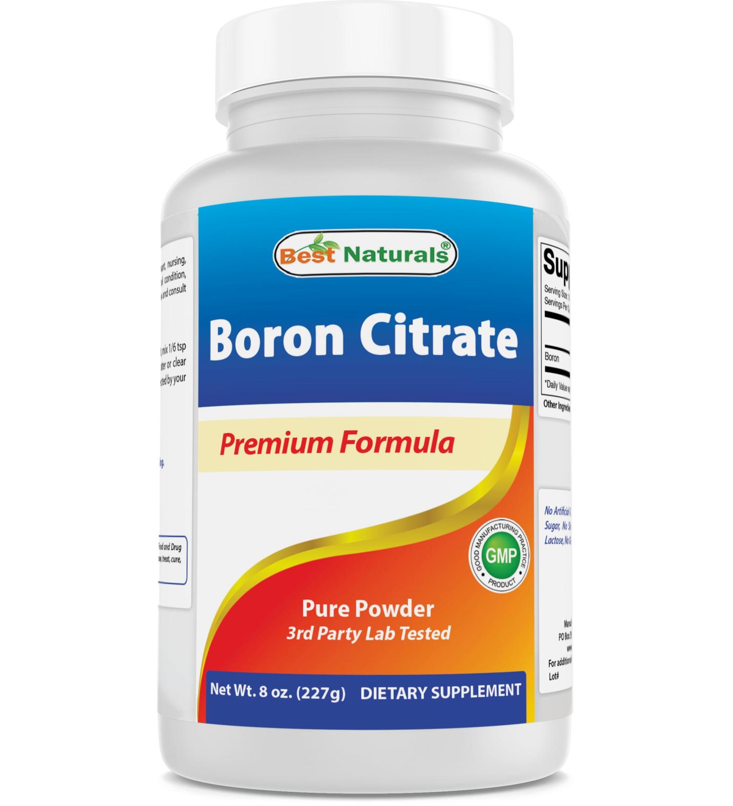 Best Naturals Boron Citrate Powder 8 Oz