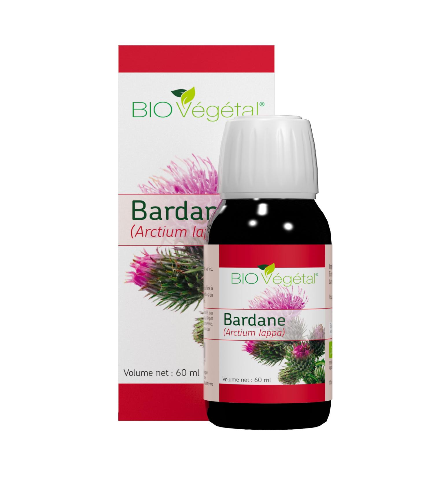 Organic Burdock Fluid Extracts - Organic Liquid Burdock - Skin Care - High Concentration (1:1) - 60 ml with Dosing Pipette - Extracted and Packaged in France