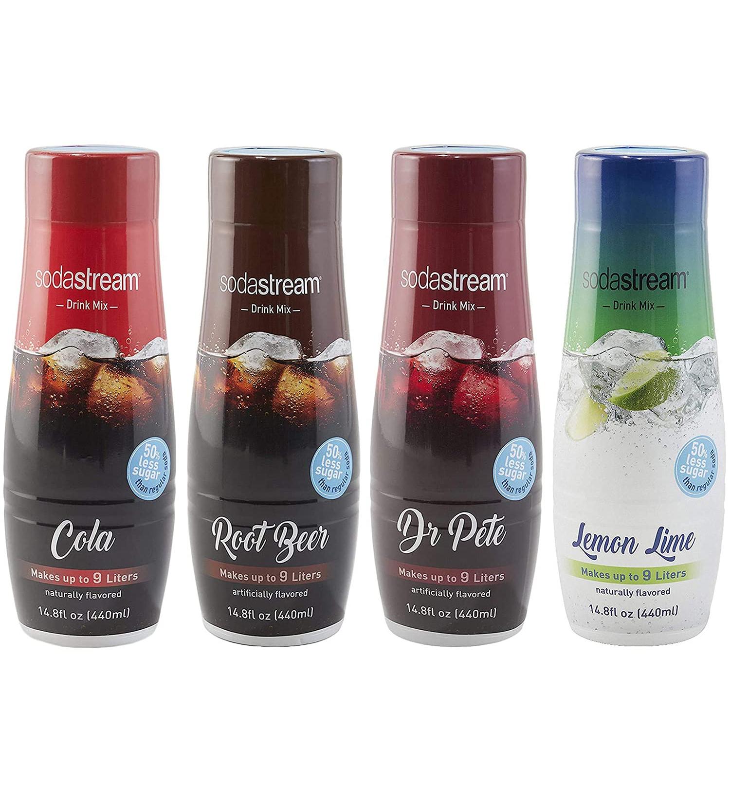 Sodastream Original Variety Pack 440ml - 4 Pack | Refreshing Soda Flavors - Buy Online on GoSupps.com