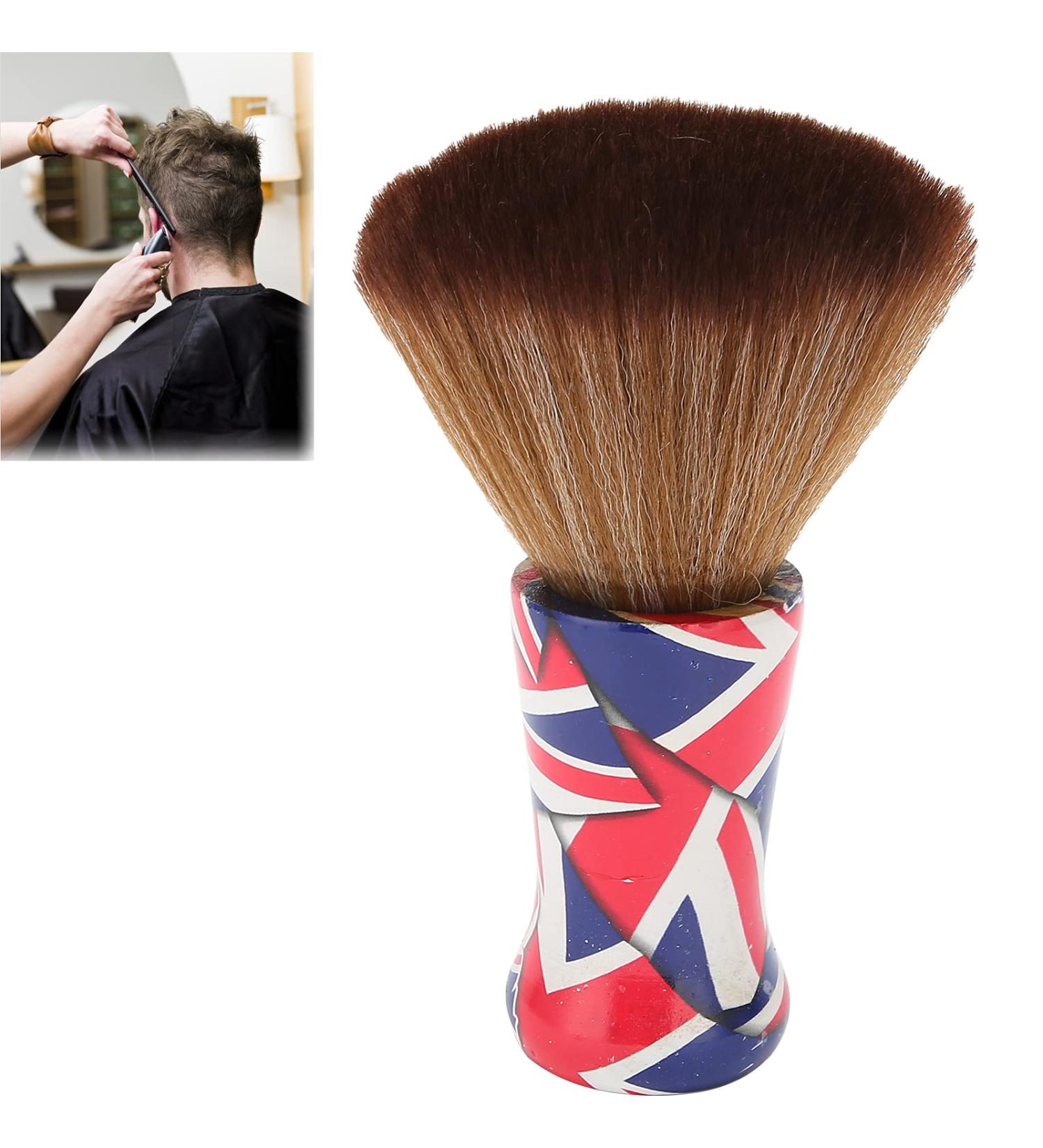 Wooden Handle Neck Duster Brush Barber Neck Duster with Soft Nylon Hair for Professional Hair Cutting Easy Use in Salon or at Home - Buy Online on GoSupps.com