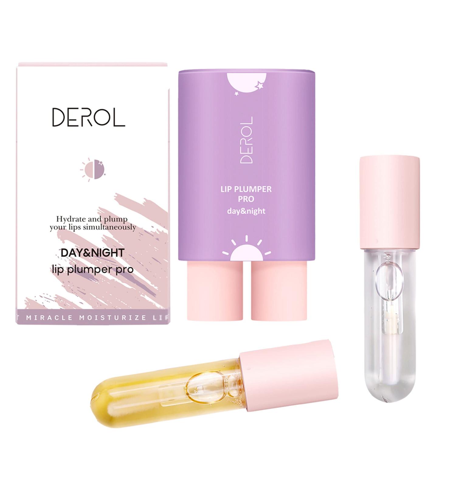 Alkcam Natural Lip Plumping Serum | Lip Enhancer & Care Mask | Moisturizing, Reducing Fine Lines | Day & Night Treatment (Upgraded Style) - Buy Online on GoSupps.com