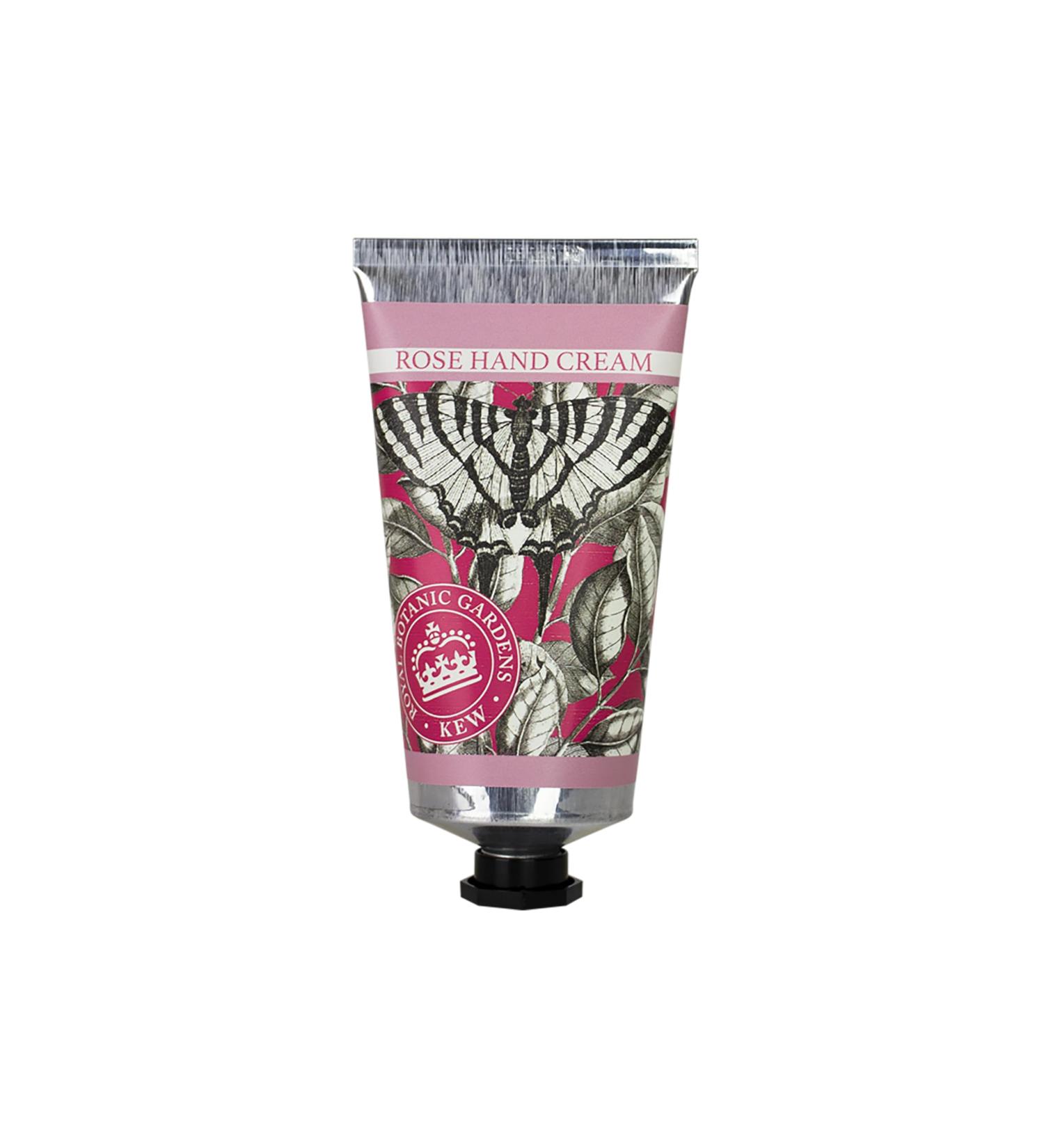 The English Soap Company Royal Botanical Gardens Kew Hand Cream Rose Hand Cream Moisturising Hand Cream for Men and Women Summer Rose Scent 75ml - Buy Online on GoSupps.com
