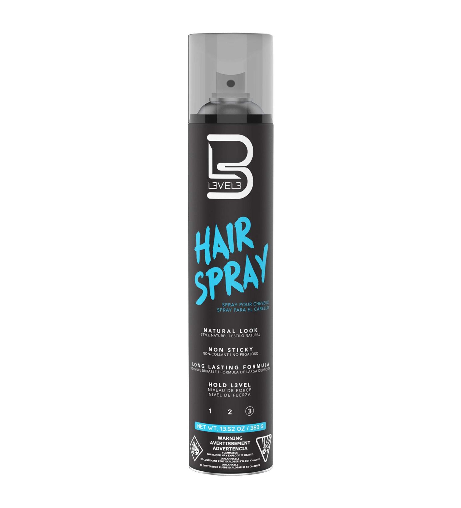 Level 3 Hair Spray - Long Lasting Strong Hold for Men and Women - 13.52 oz - All Hair Types - Buy Online on GoSupps.com