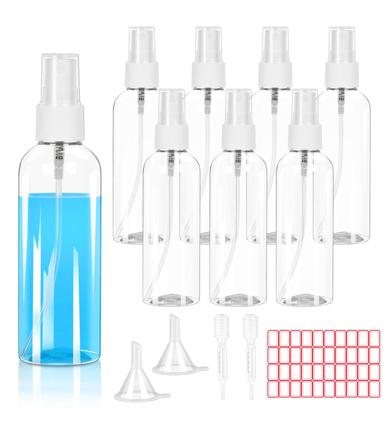 Airsmall 100ml Leak-Proof Travel Spray Bottle - Atomizer for Cosmetics Disinfection & More | Includes Funnel & Pipette - Buy Online on GoSupps.com