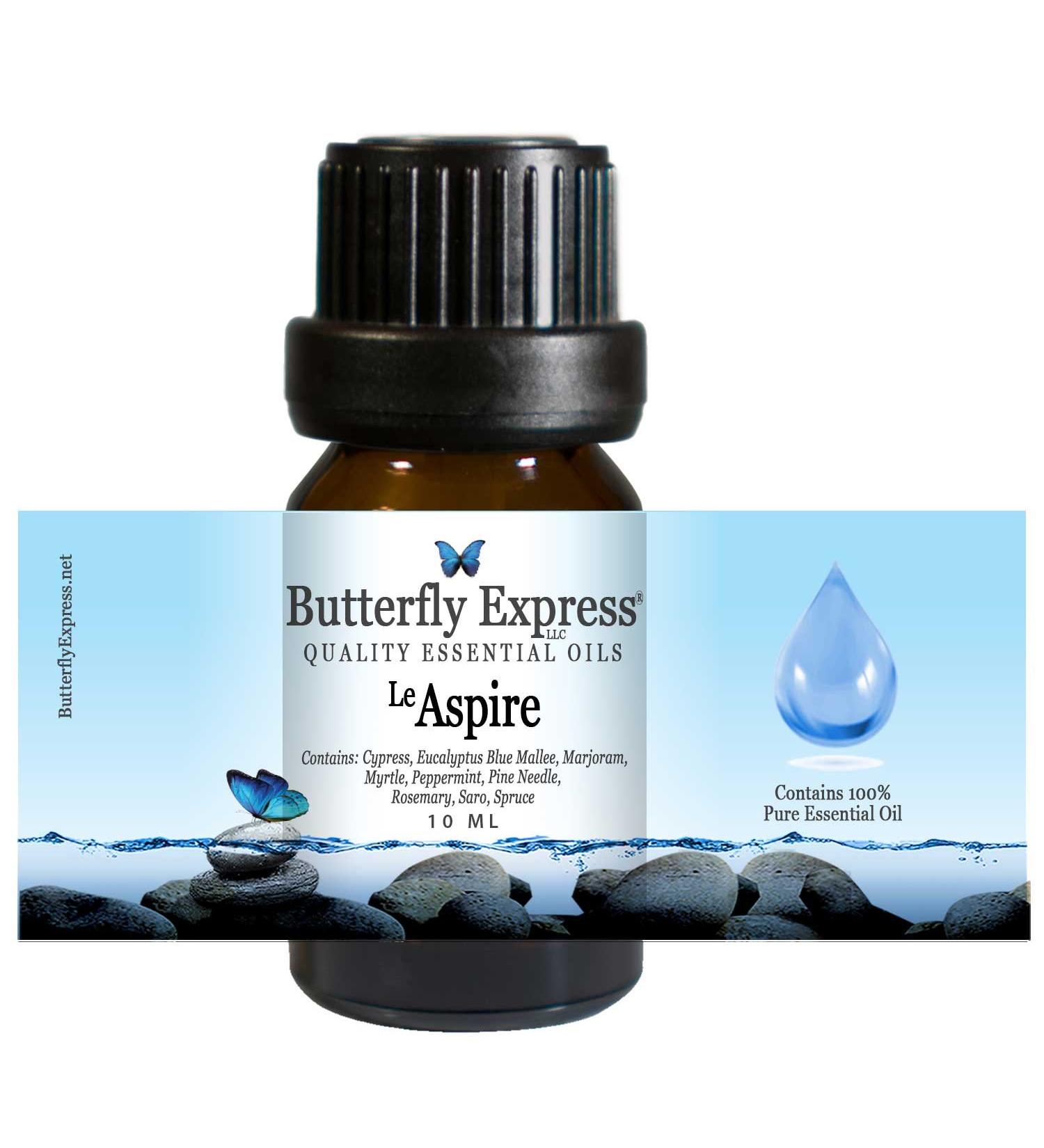 Le Aspire Essential Oil Blend 10ml - 100% Pure - by Butterfly Express