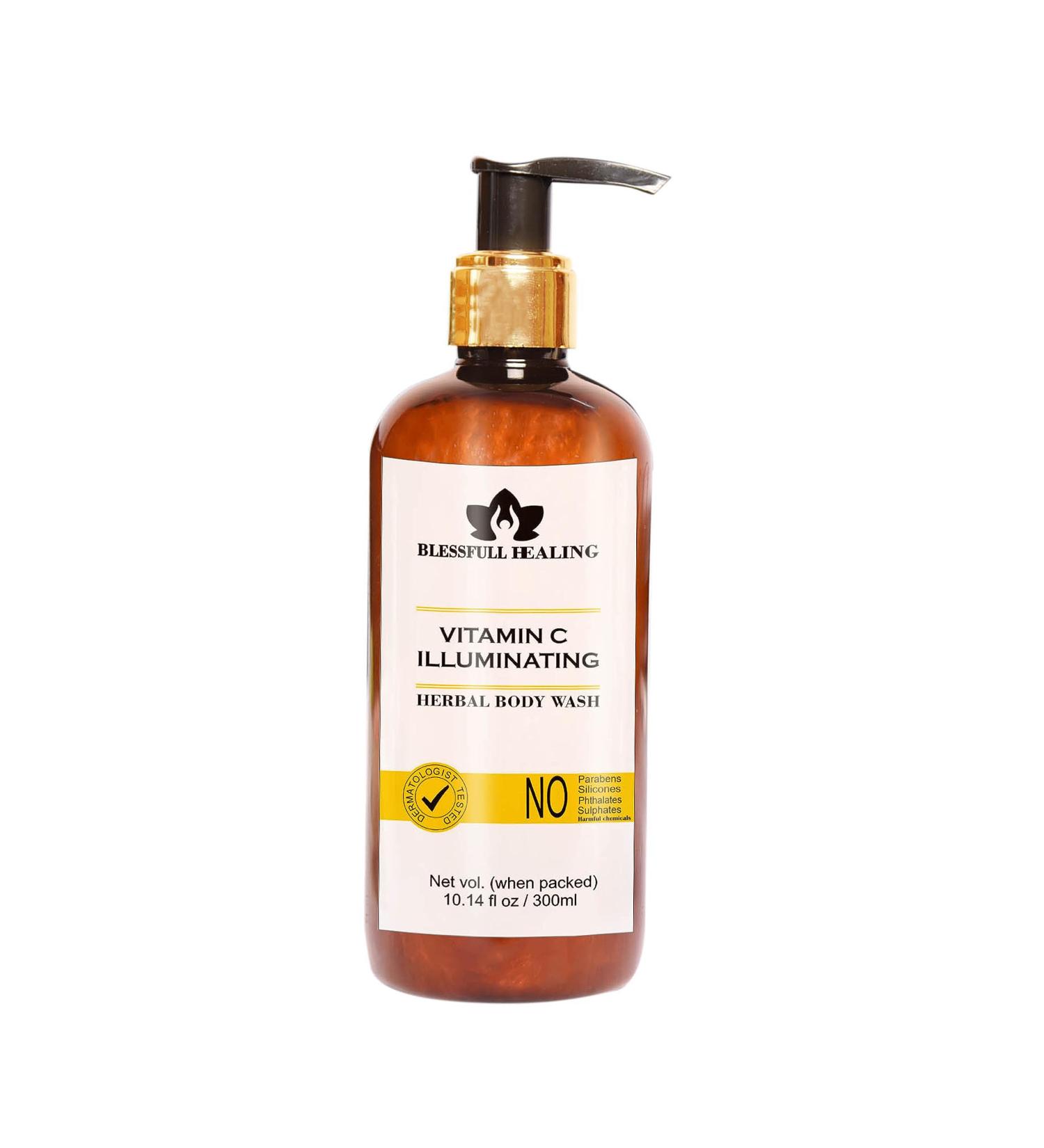 Blessfull Healing Luxury Vitamin C ILLUMINATING Herbal Body Wash 300 ml
