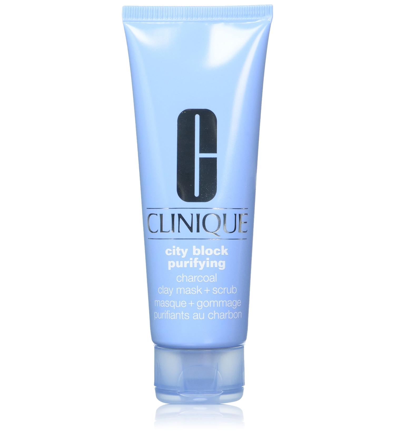 Clinique City Block Purifying Charcoal Clay Mask & Scrub  3.4 Ounce