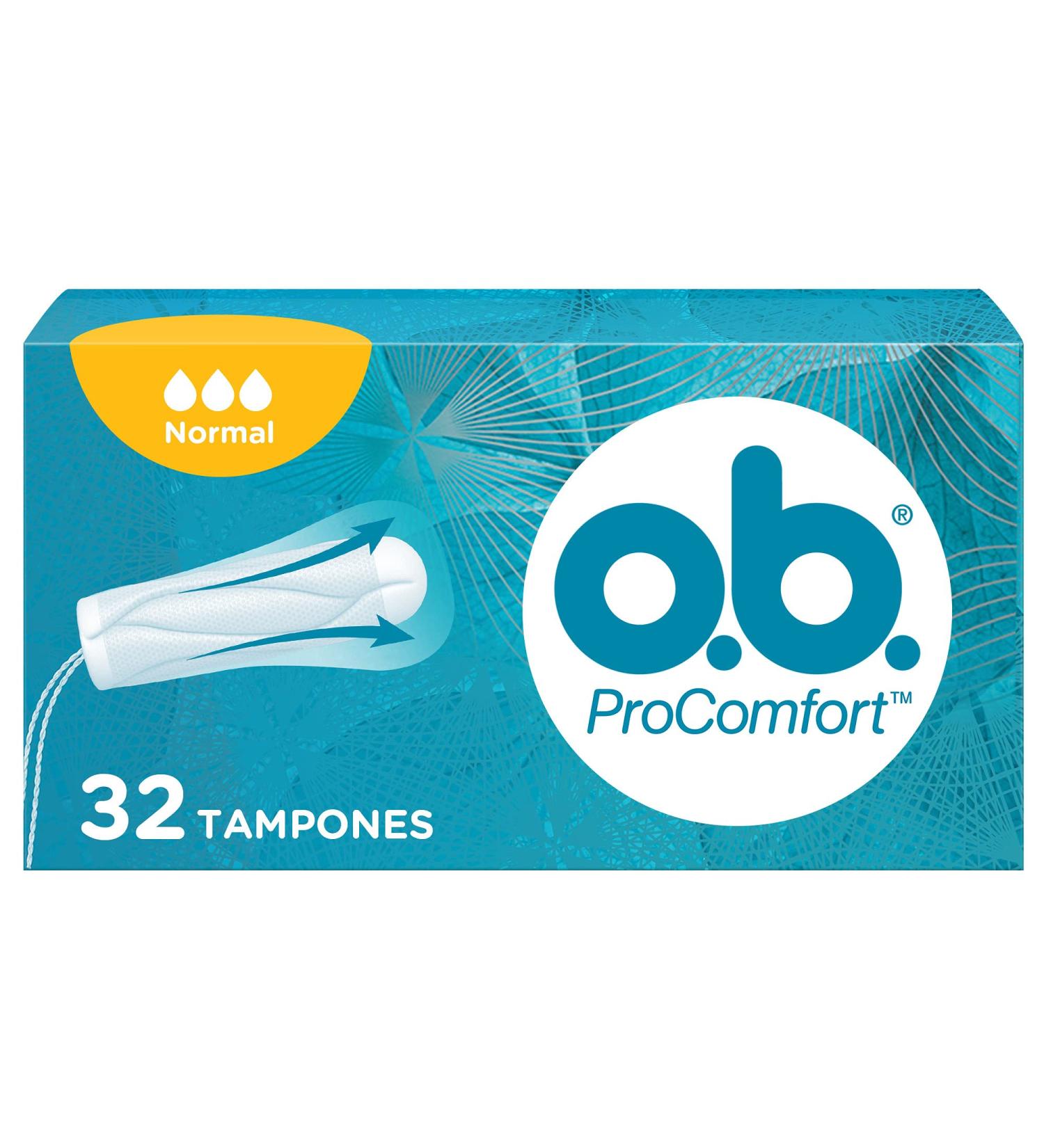 OB ProComfort Regular Tampons - Non-applicator, Pack of 1 - Buy Online on GoSupps.com