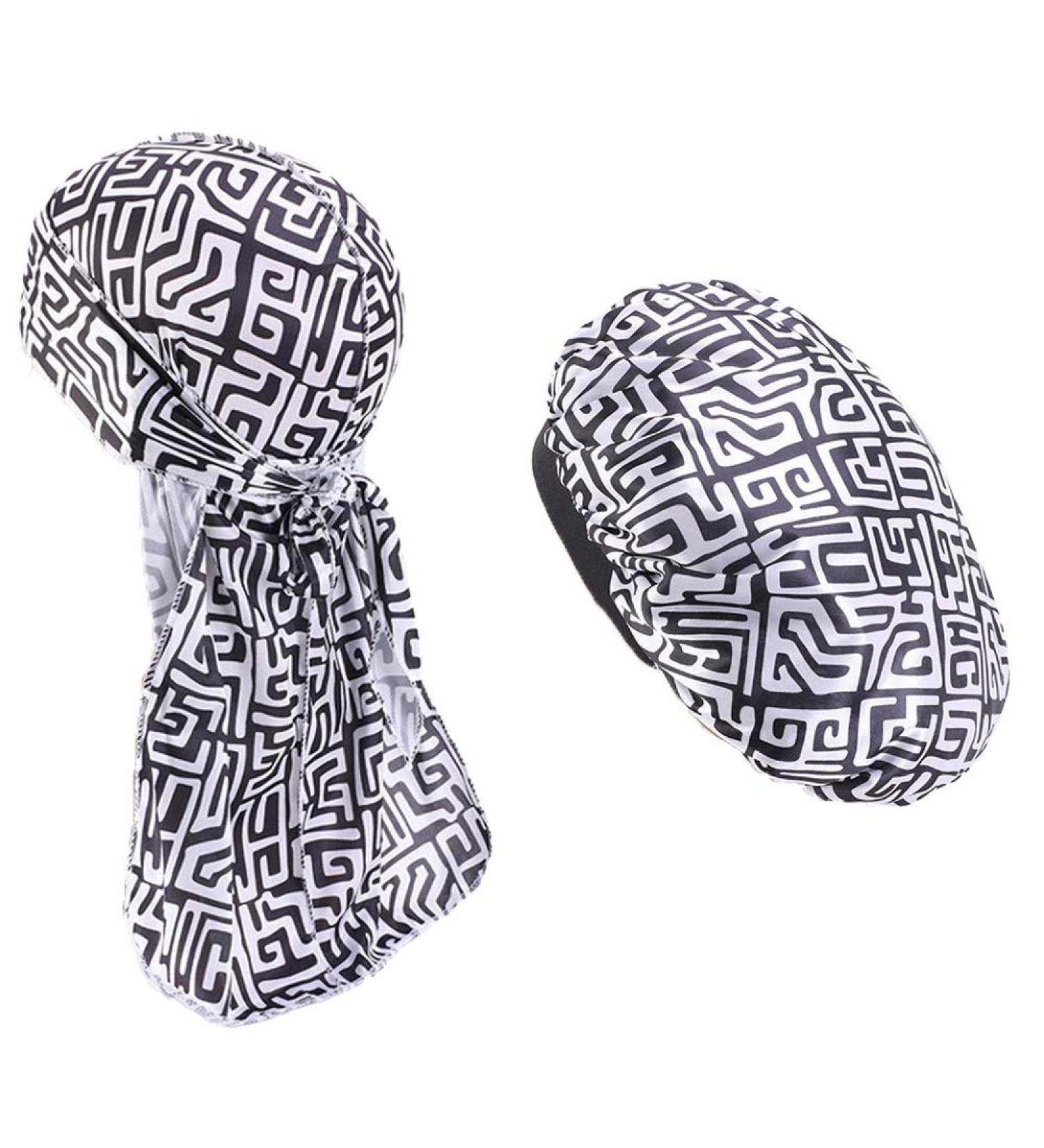 BUYITNOW Unisex Velvet Durag Set for Waves & Frizzy Hair | Long Tail Hair Wrap & Bonnet for Men Women | Multicolor | One Size - Buy Online on GoSupps.com