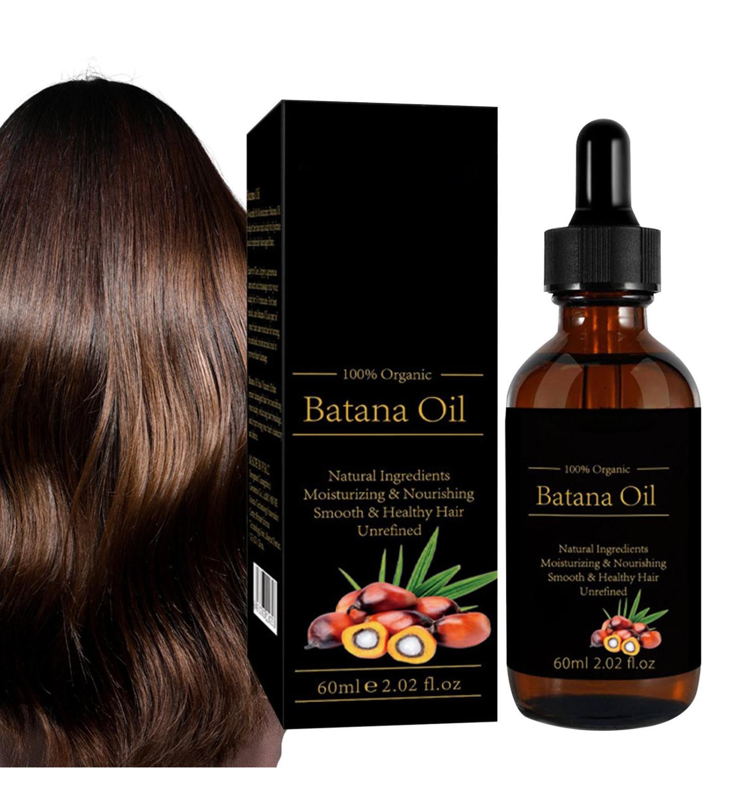 Batana Oil For Hair Growth 60ml Natural Batana Oil Prevents Hair Loss Atana Oil For Healthier Thicker Fuller Hair Batana Hair Oil Repairs Damaged Hair & Skin For All Hair Types - Buy Online on GoSupps.com