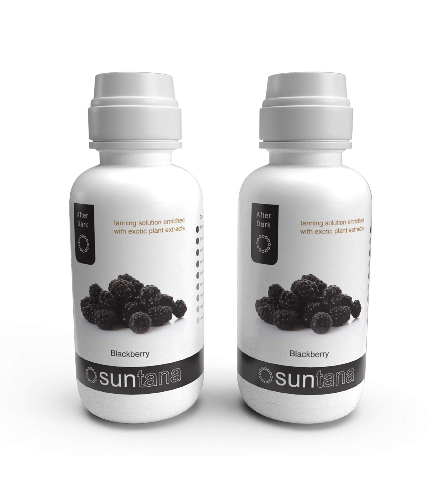 Spray Tan Blackberry Fragranced Sunless Spray Tanning Solution After-Dark Tan 14% DHA - 16oz