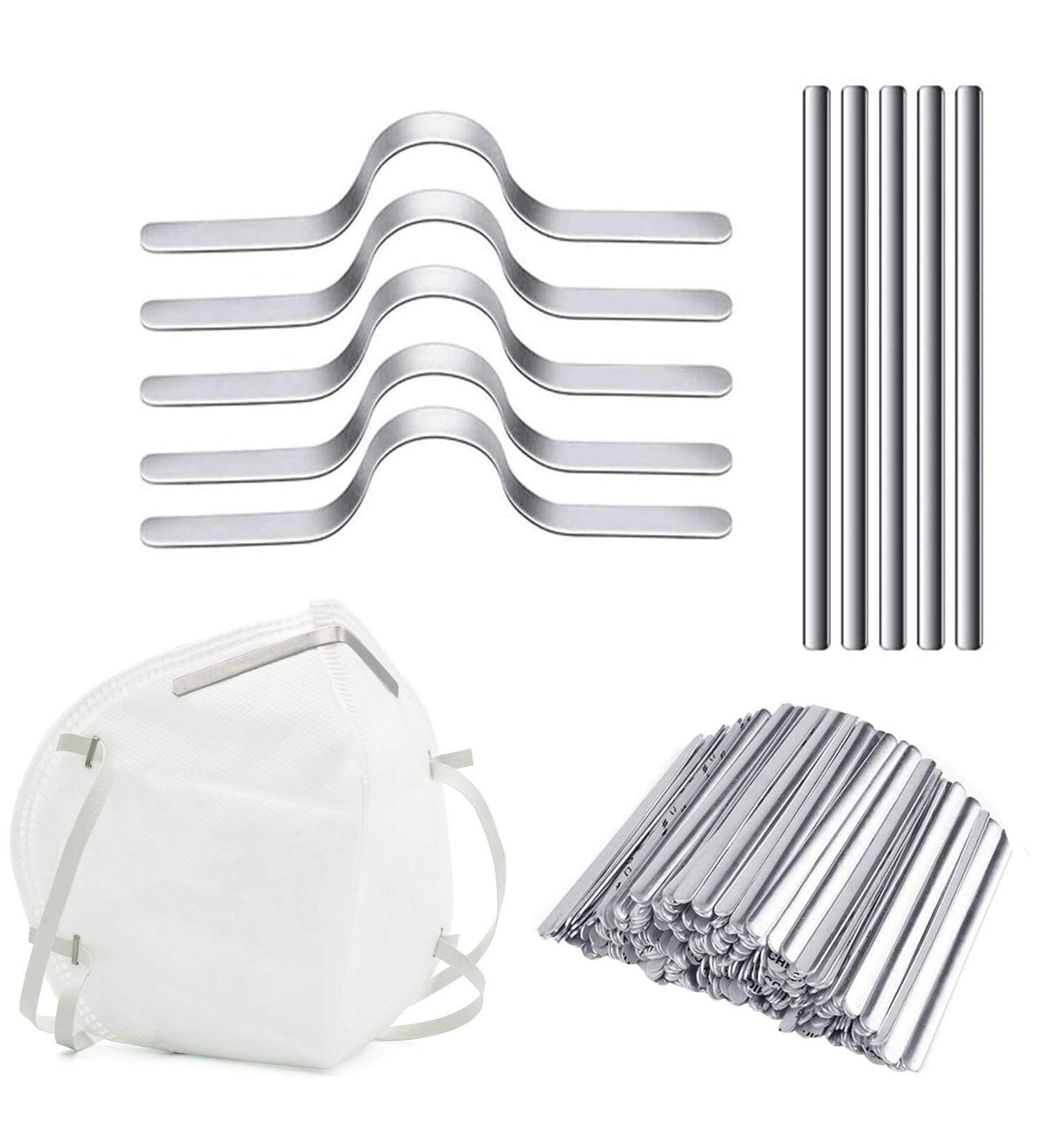 100Pcs Metal Nose Bridge Strip for Masks - Premium Aluminum Nose Strip for DIY Masks & Crafts - Buy Online on GoSupps.com